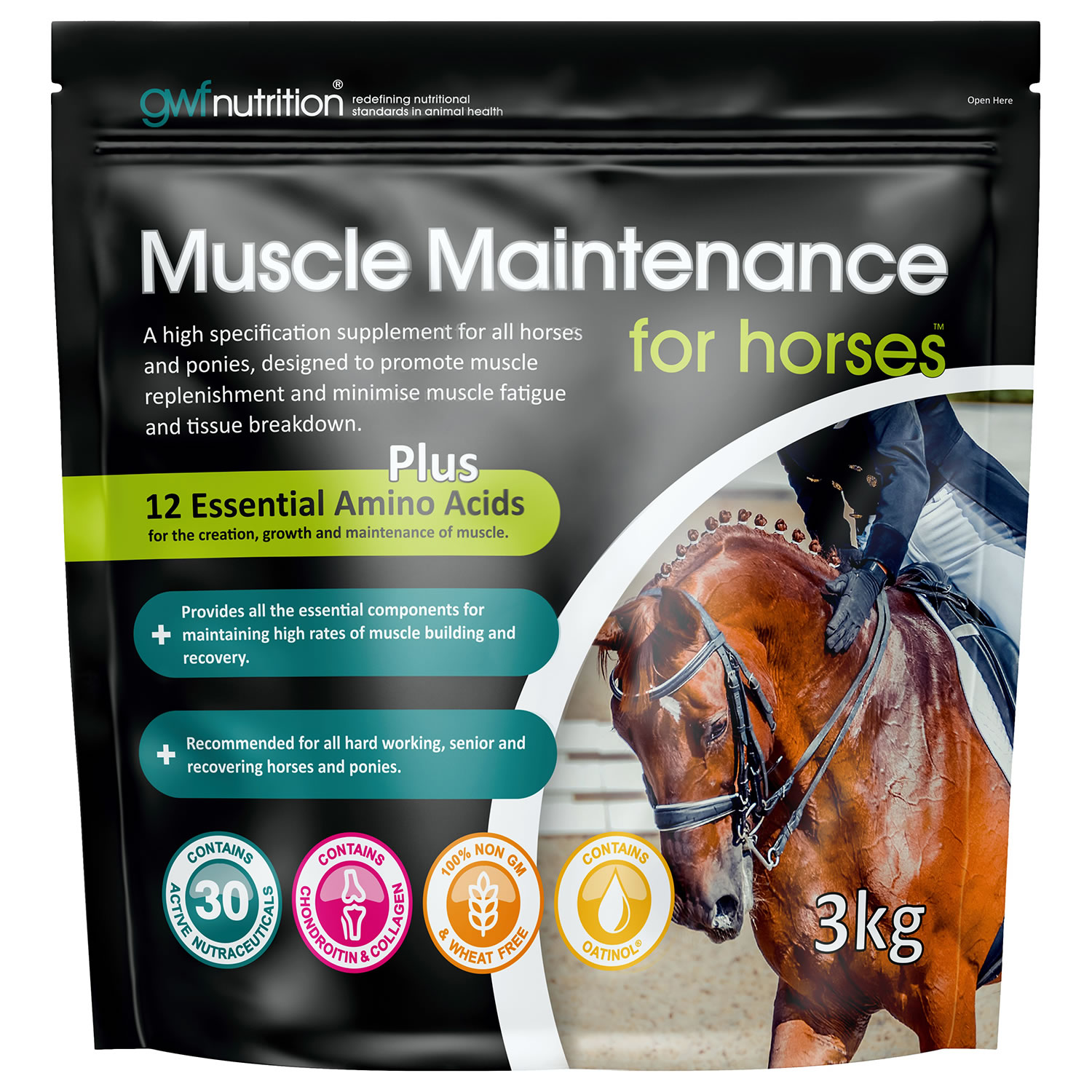 GWF MUSCLE MAINTENANCE FOR HORSES 3 KG 3 KG