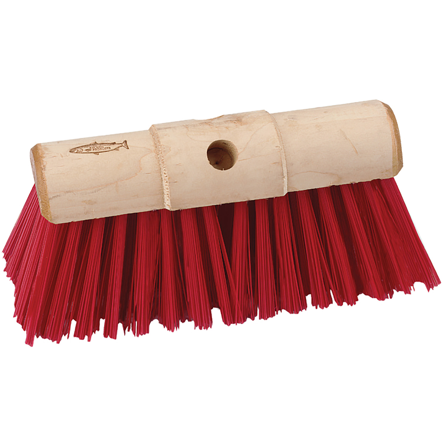 HILLBRUSH YARD BROOM RED PVC  13''