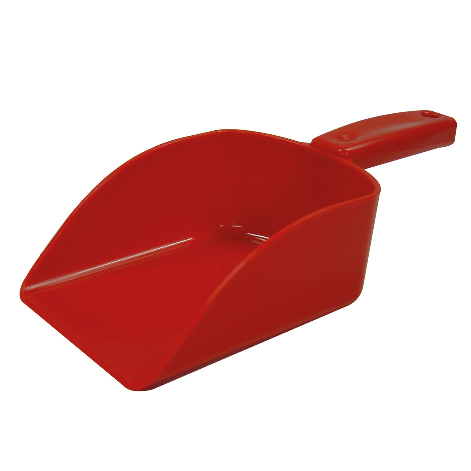 HILLBRUSH FEED SCOOP SMALL RED SMALL