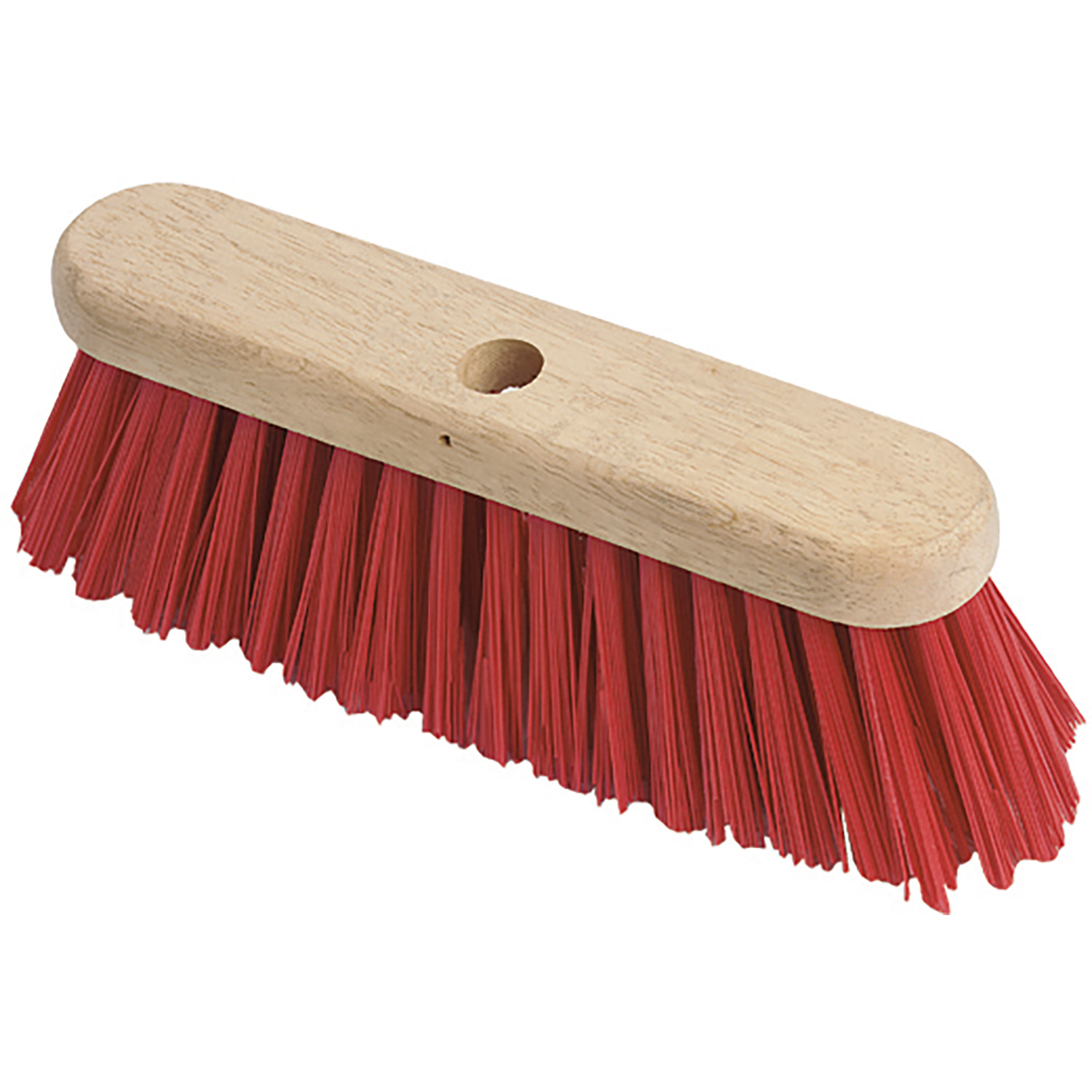 HILLBRUSH FLAT TOP BROOM RED PVC 12''