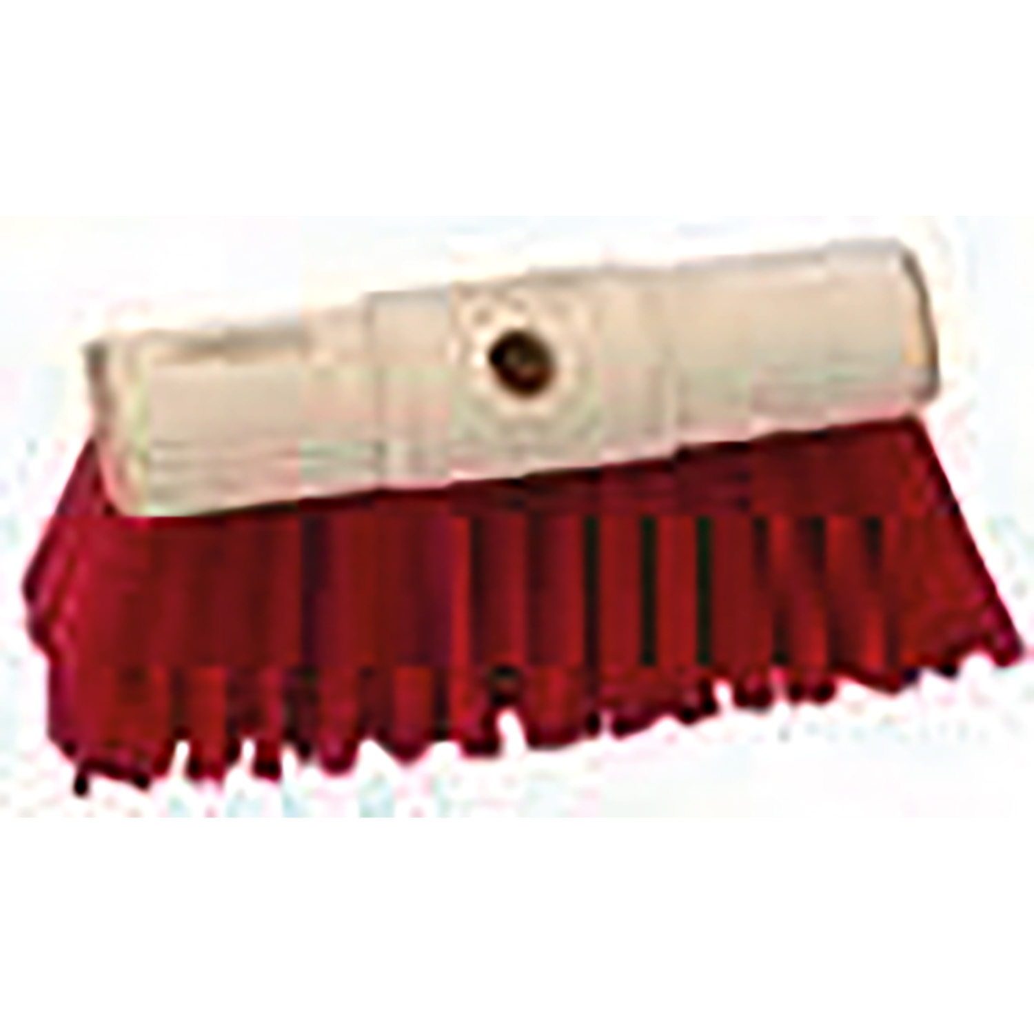 HILLBRUSH YARD BROOM RED PVC  13'' C/W HANDLE