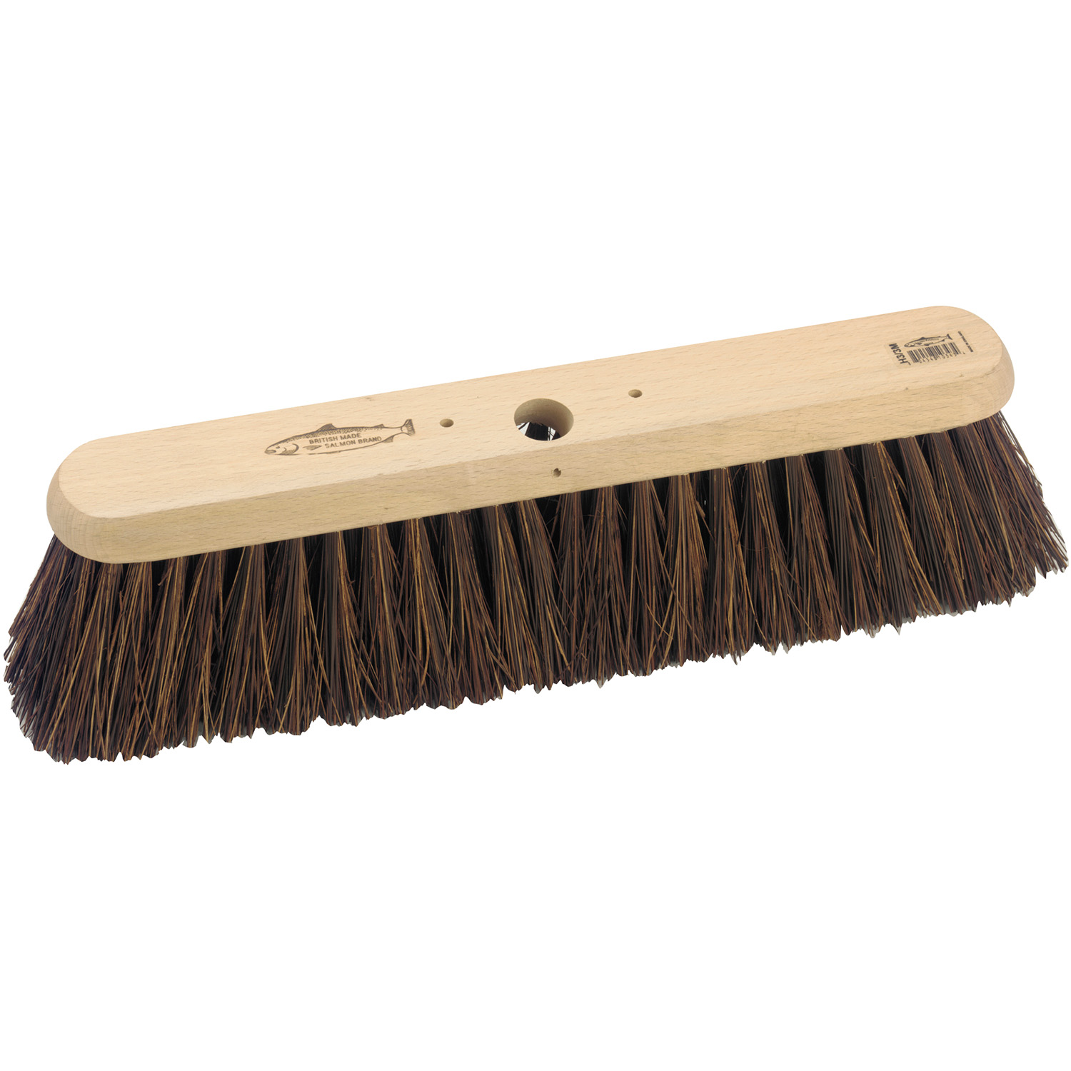 HILLBRUSH PLATFORM BROOM BAHIA MIX 18'' C/W HANDLE