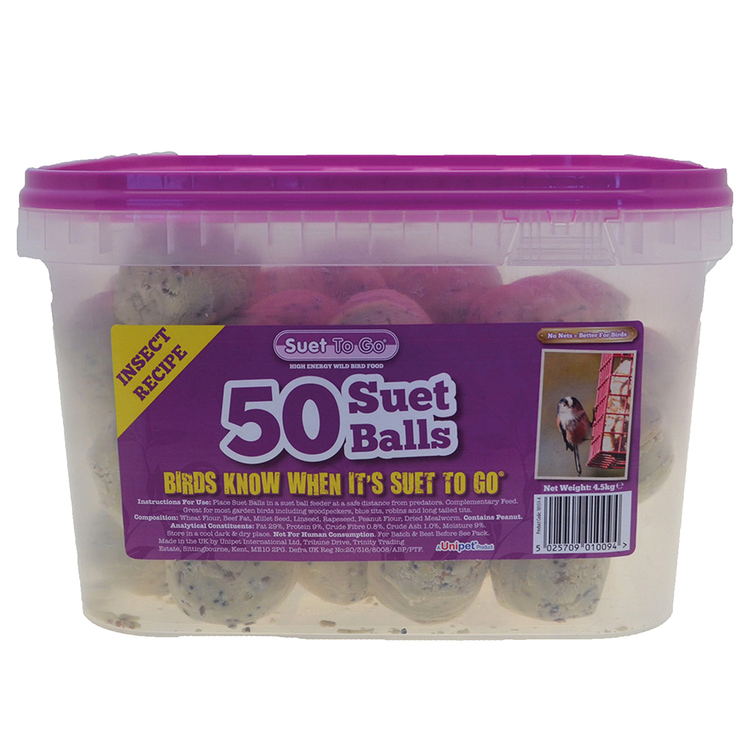 SUET TO GO SUET BALLS 50 PACK