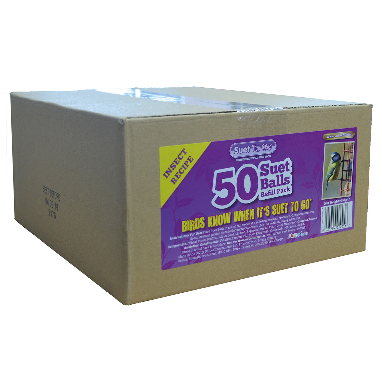 SUET TO GO SUET BALLS 50 PACK REFILL BOX REFILL