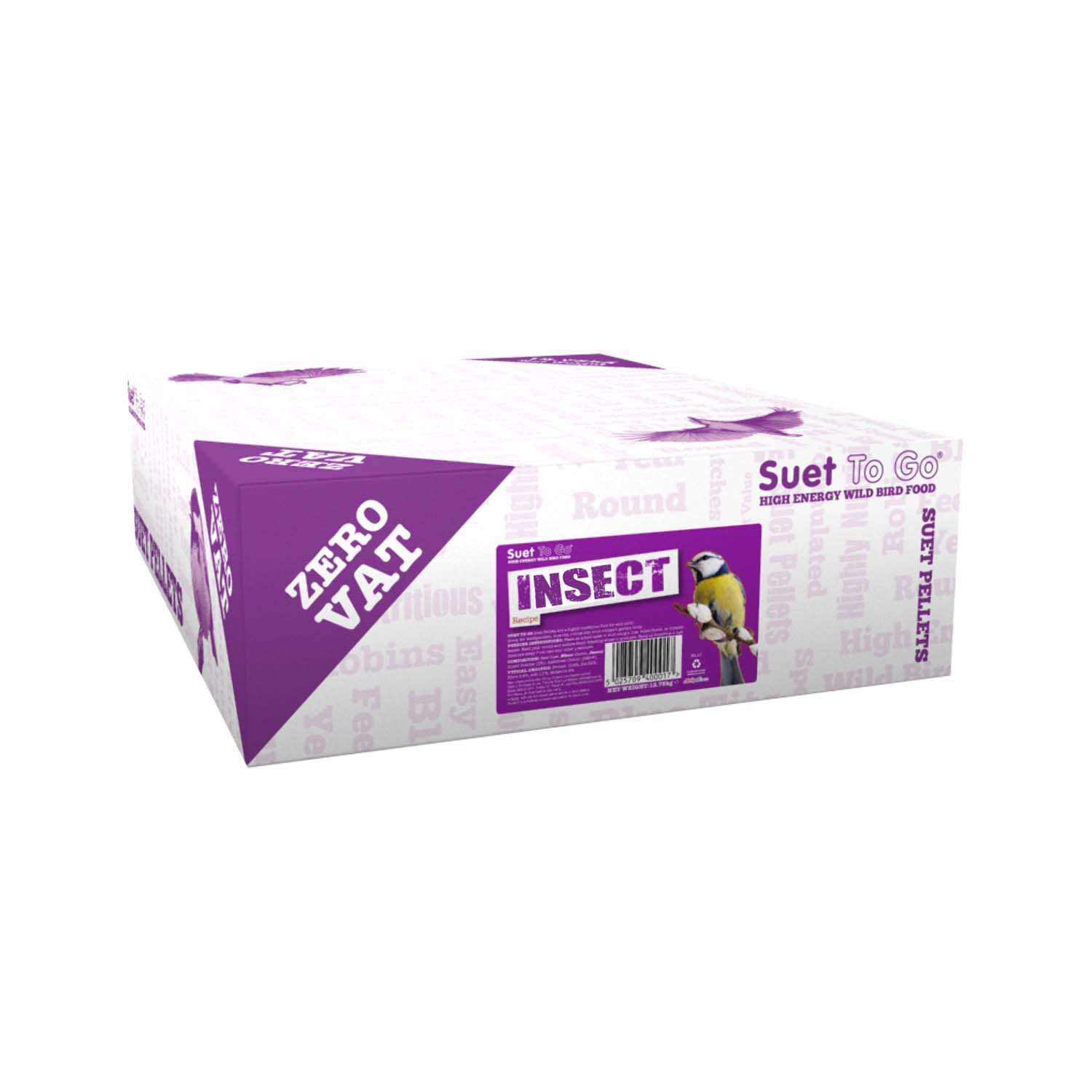 SUET TO GO SUET PELLETS INSECT 12.75 KG INSECT