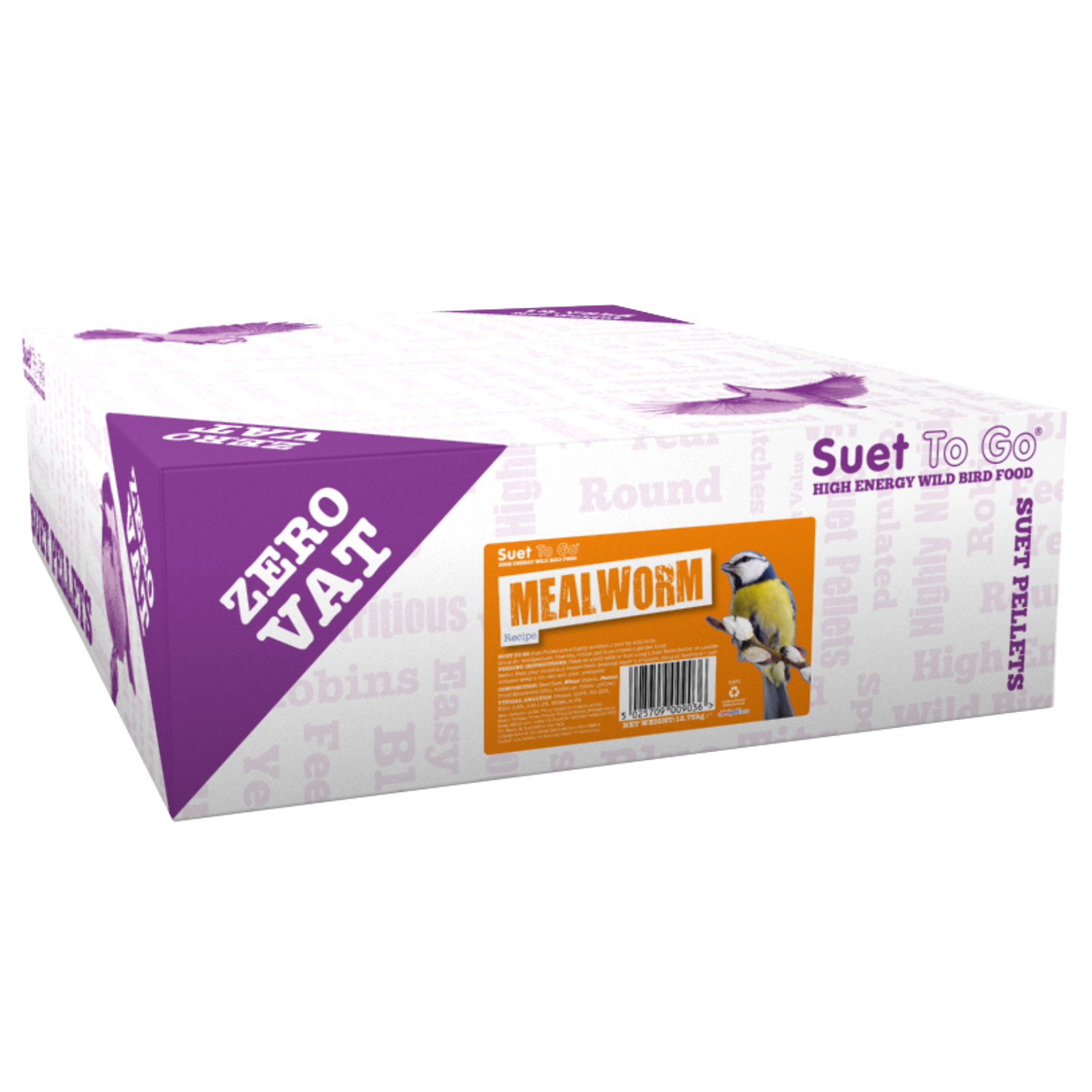 SUET TO GO SUET PELLETS MEALWORM 12.75 KG MEALWORM