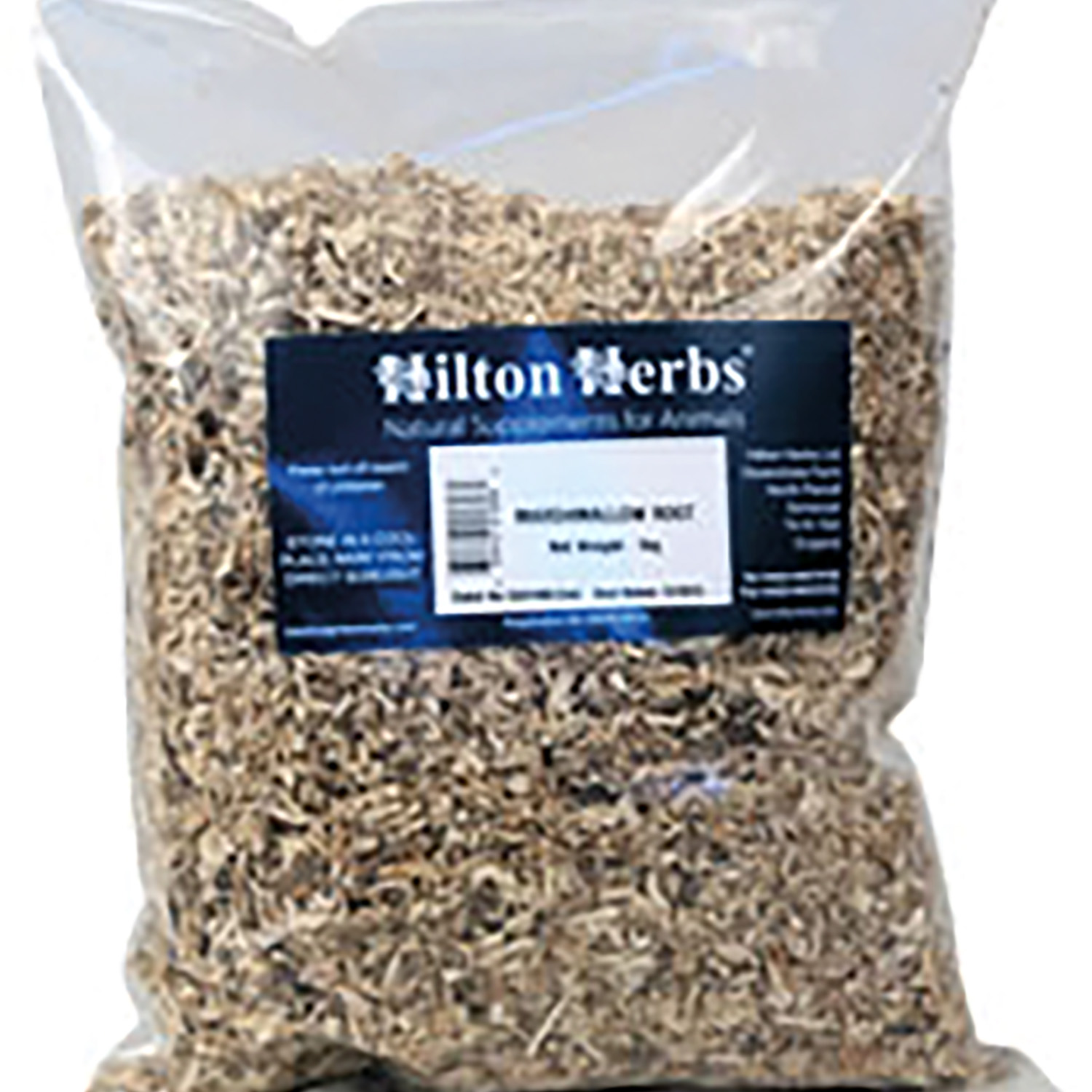 HILTON HERBS MARSHMALLOW ROOT 1 KG BAG 1 KG totalfarmsupplies.co.uk