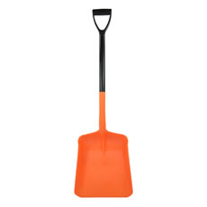 HAROLD MOORE DEEP PAN SHOVEL LARGE D-GRIP HANDLE  ORANGE LARGE D GRIP HANDLE