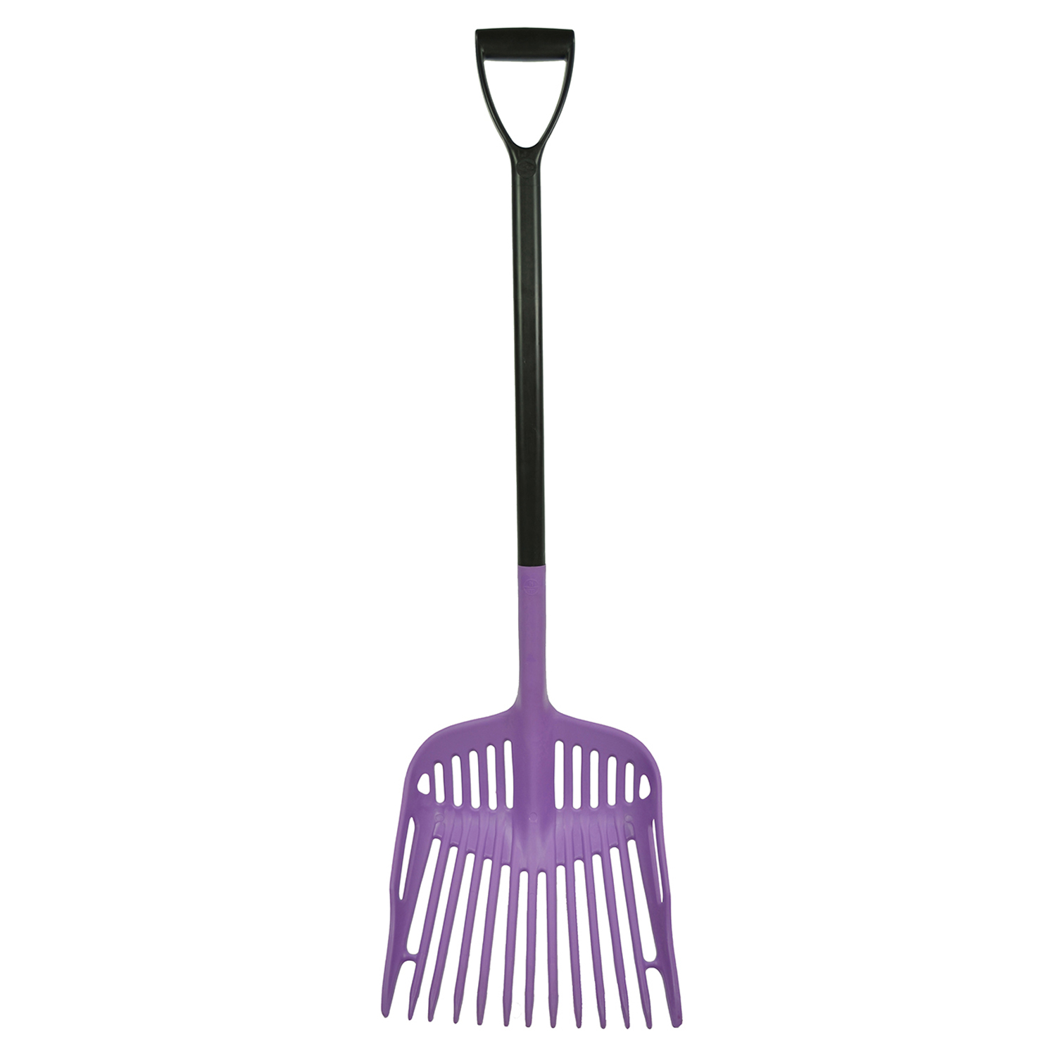 HAROLD MOORE SHAVINGS FORK EXTENDED D-GRIP HANDLE PURPLE  D GRIP HANDLE