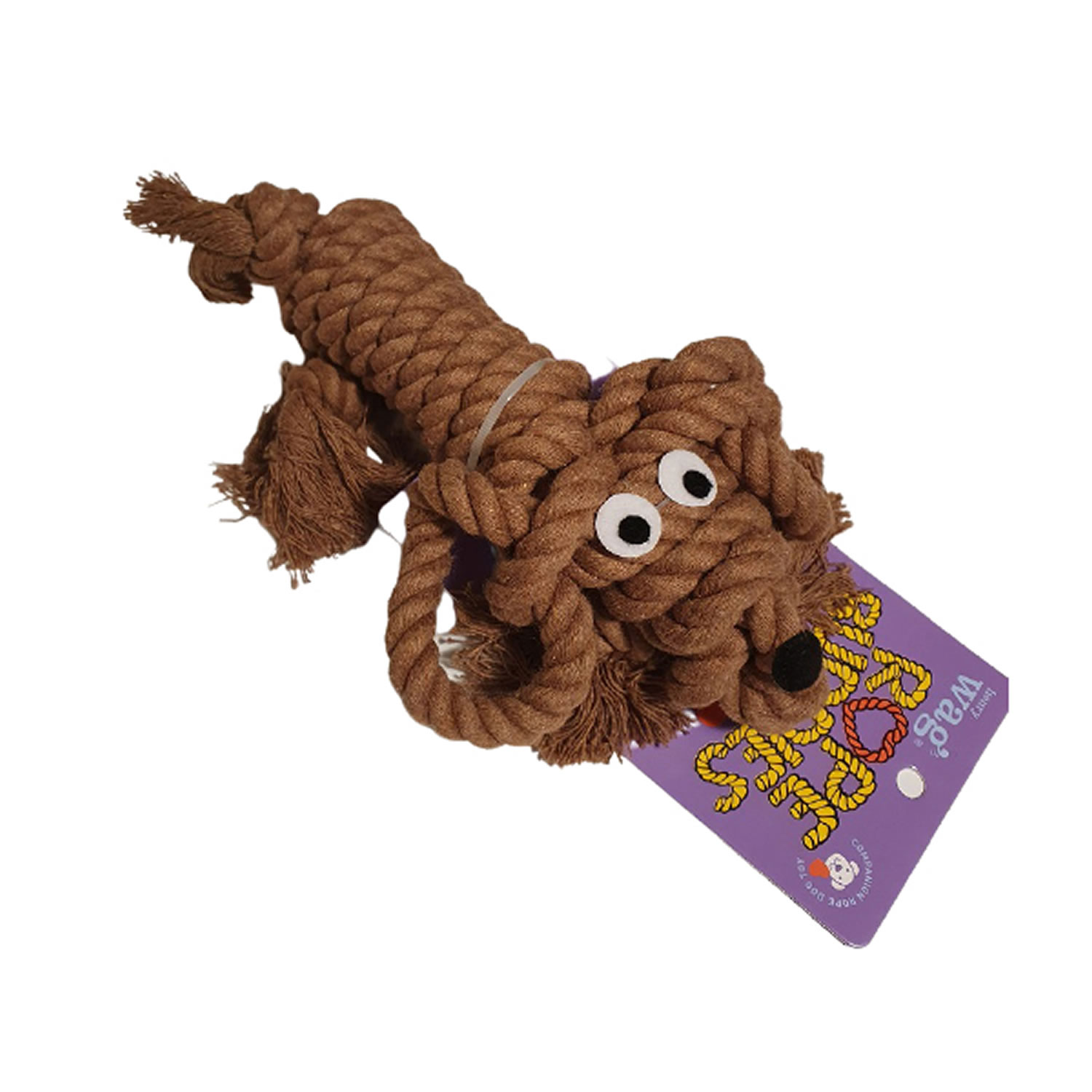 HENRY WAG ROPE BUDDY SMALL CHESTNUT BROWN DOG