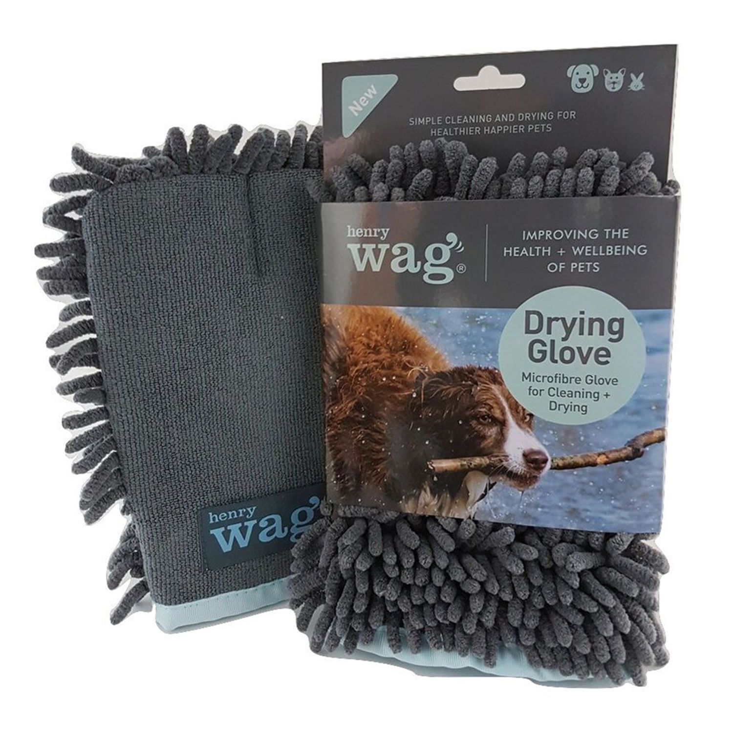 HENRY WAG MICROFIBRE CLEANING GLOVE  ONE