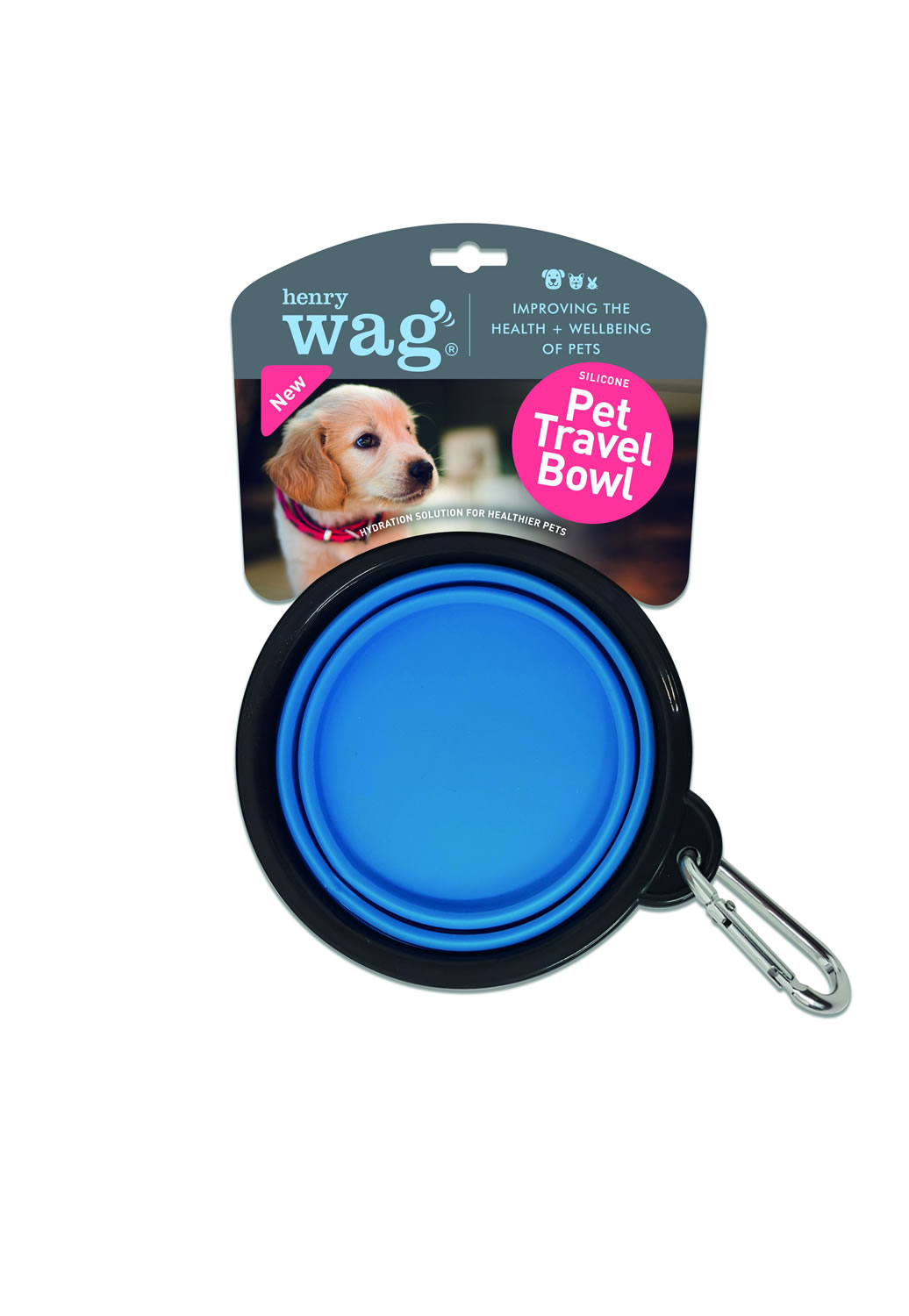 HENRY WAG PET TRAVEL BOWL  Small (350 Ml) SMALL (350ML)