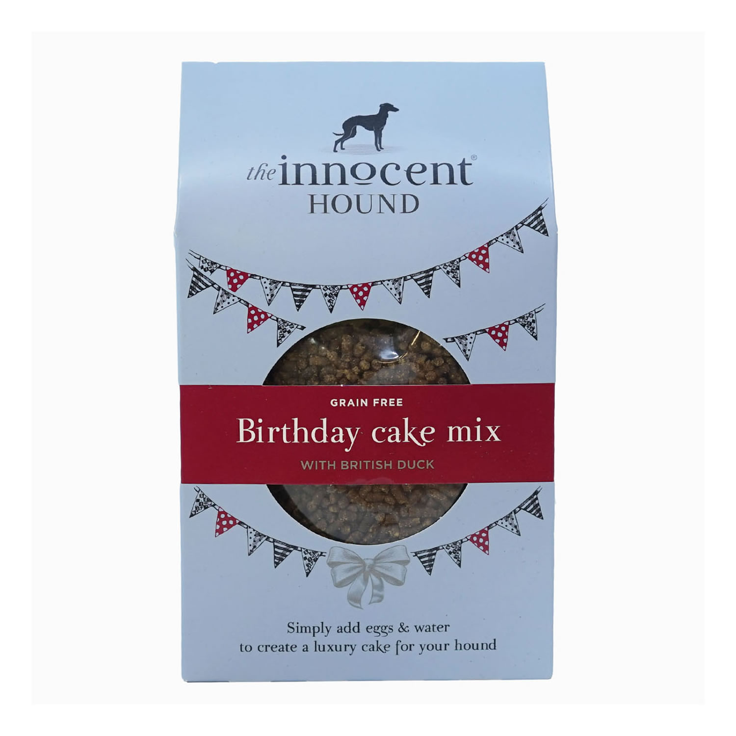 THE INNOCENT HOUND BIRTHDAY CAKE MIX WITH BRITISH DUCK  255 GM