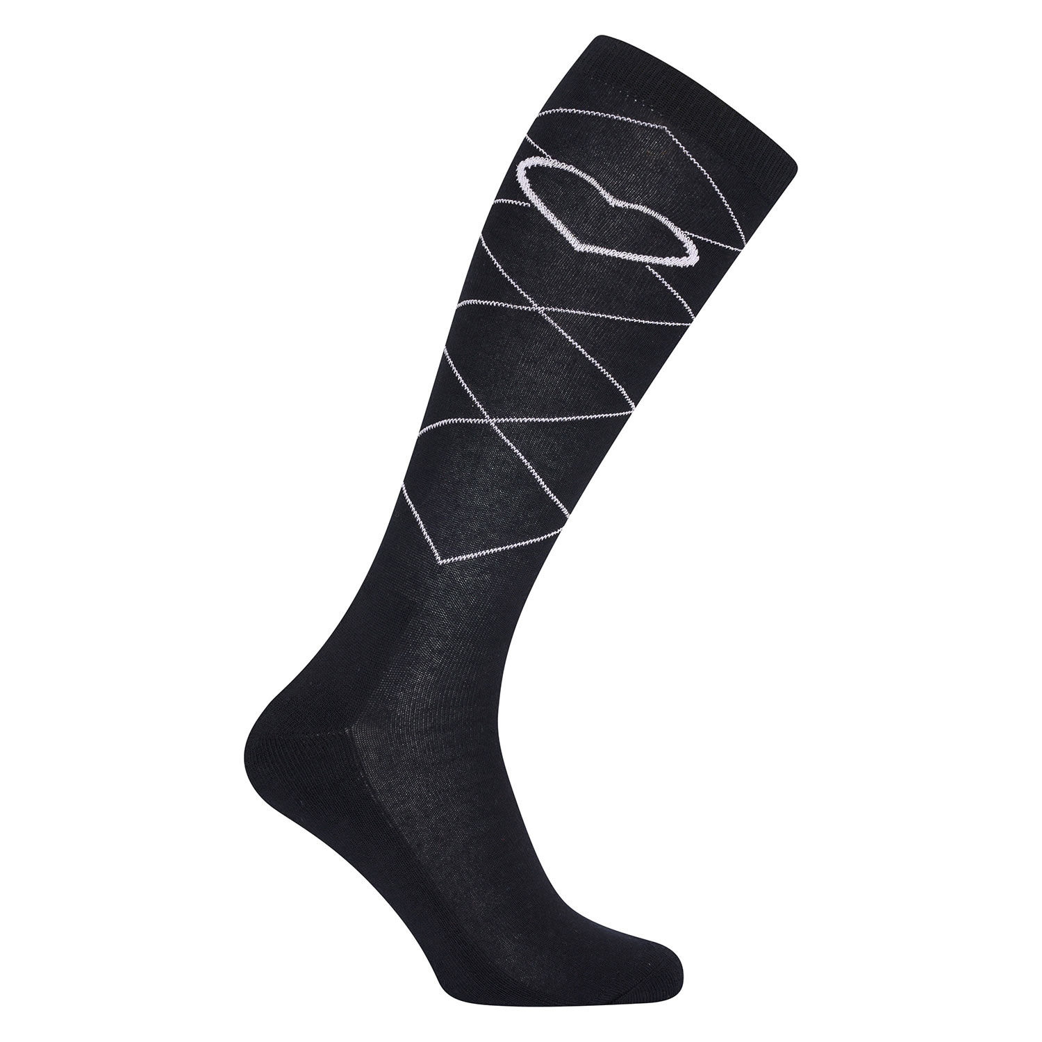 IMPERIAL RIDING SOCKS IRHIMPERIAL HEART NAVY - totalfarmsupplies.co.uk