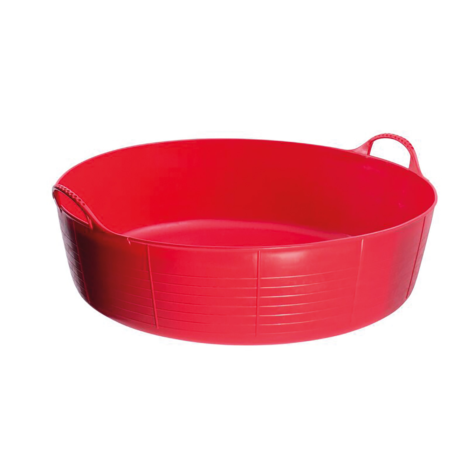 RED GORILLA TUBTRUG FLEXIBLE LARGE SHALLOW  RED LARGE SHALLOW