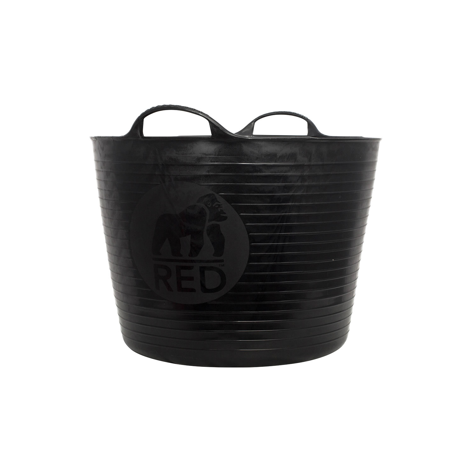 RED GORILLA RECYCLED TUB BLACK  LARGE (42LT)