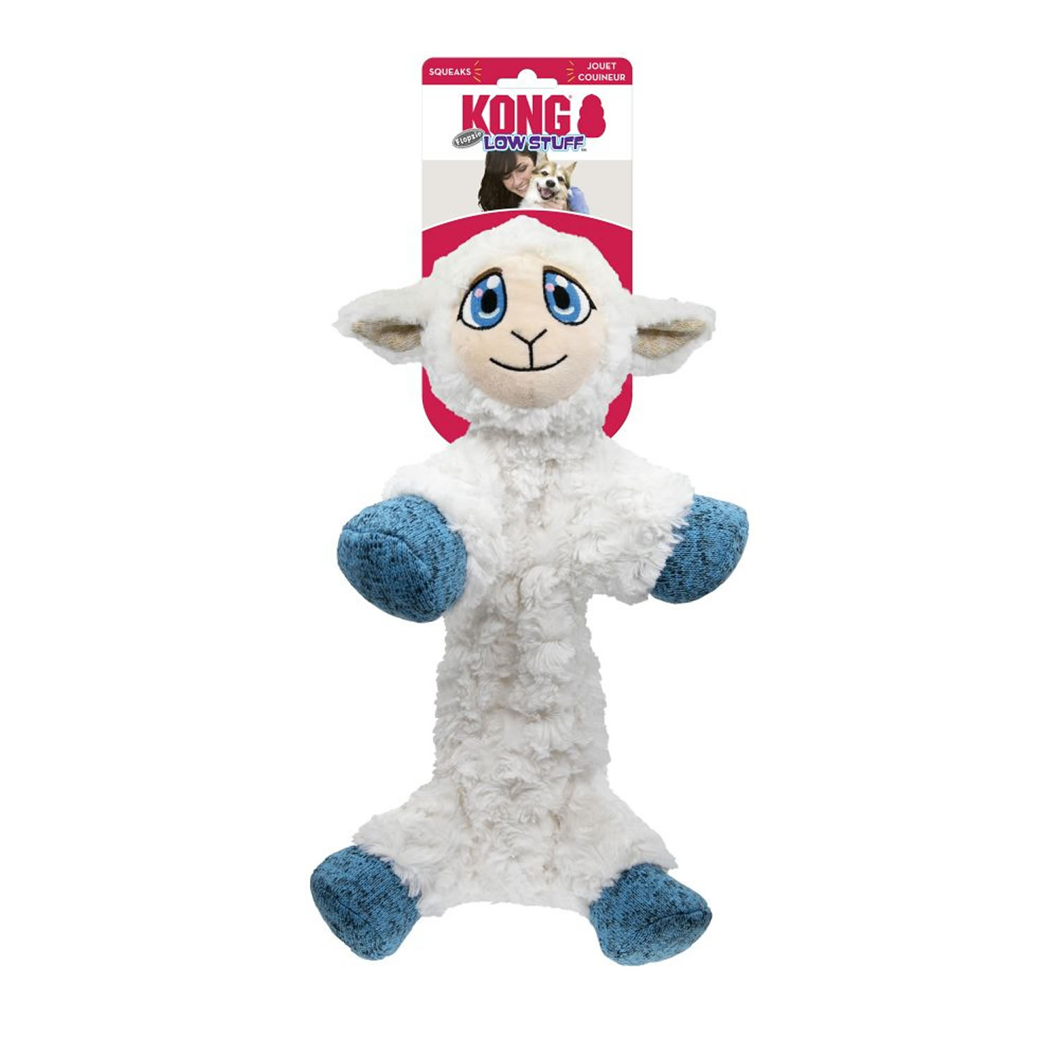 KONG LOW STUFF FLOPZIE LAMB MEDIUM