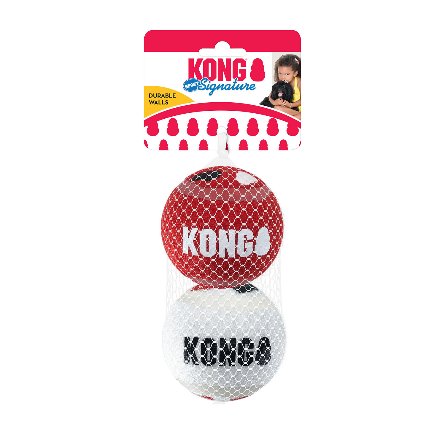 KONG SIGNATURE SPORT BALLS XSMALL  3 PACK