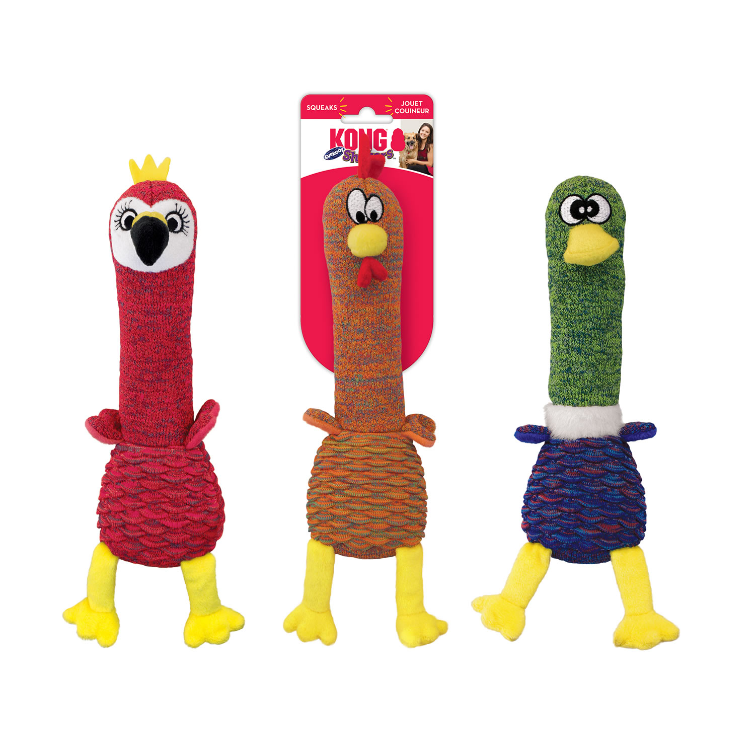 KONG SHAKERS CUCKOOS MEDIUM  ASSORTED