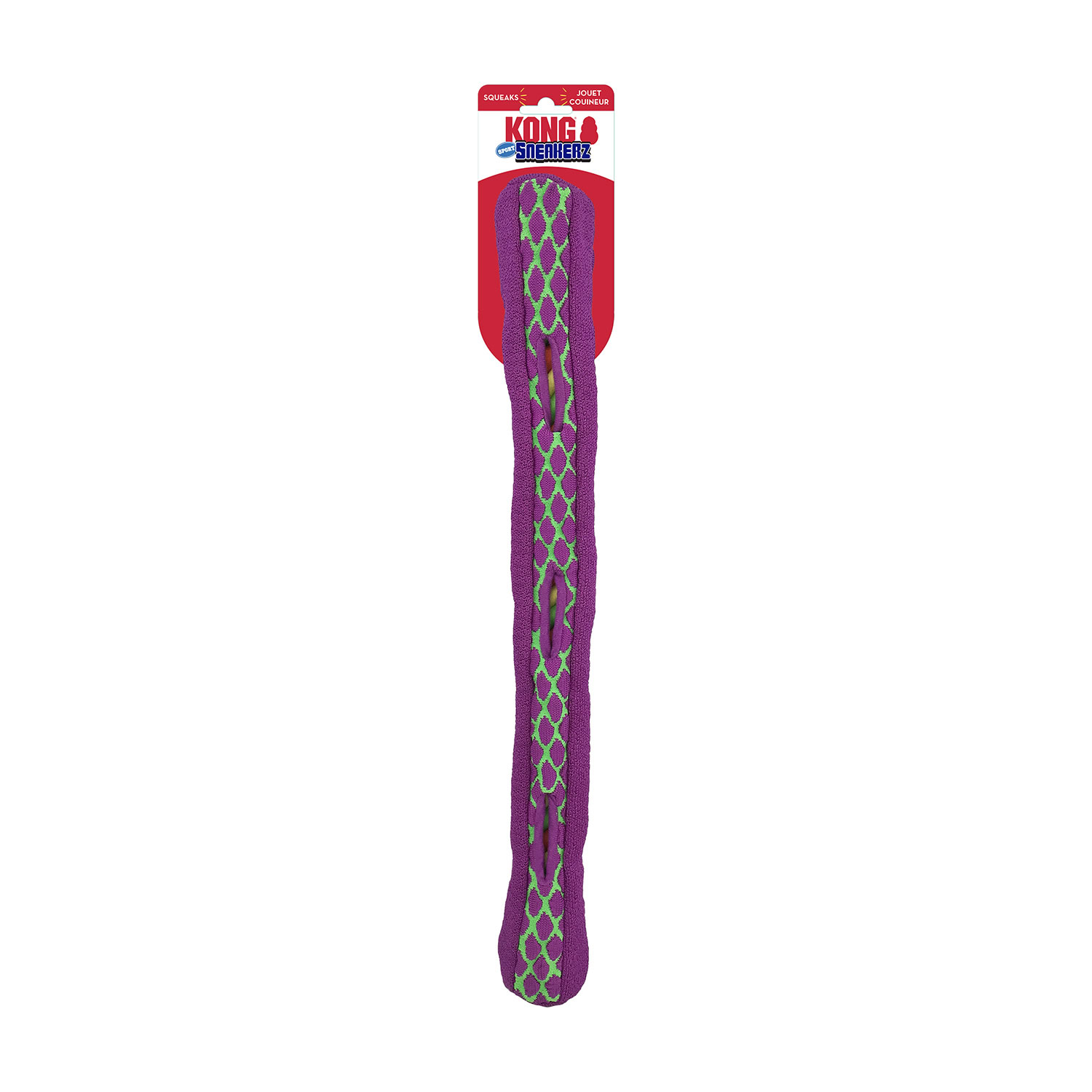 KONG SNEAKERZ SPORT TUG WITH ROPE 20'' PURPLE