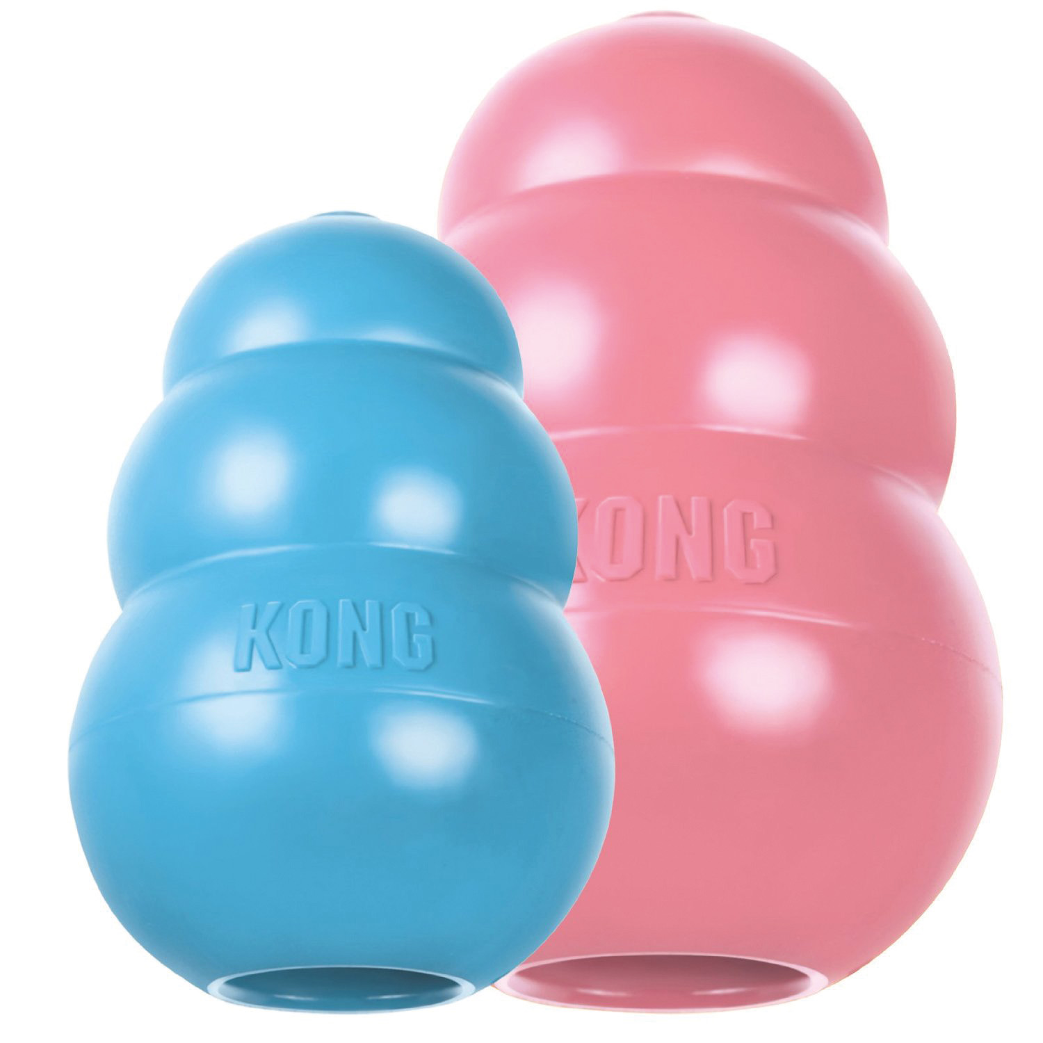 KONG PUPPY CLASSIC MEDIUM PINK/BLUE