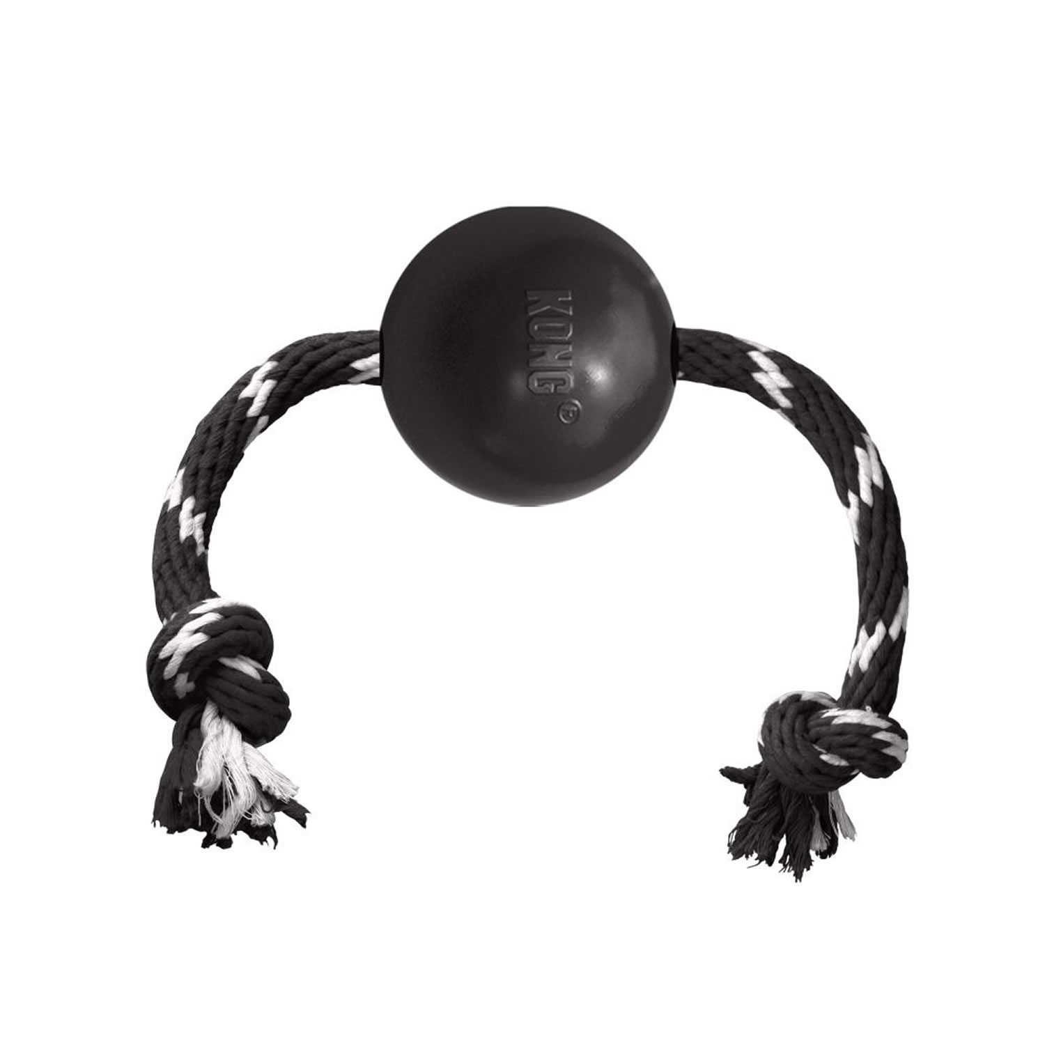 KONG EXTREME BALL WITH ROPE LARGE