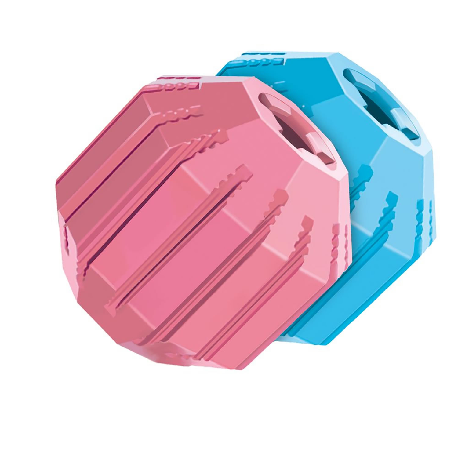KONG PUPPY ACTIVITY BALL SMALL BLUE/PINK totalfarmsupplies.co.uk
