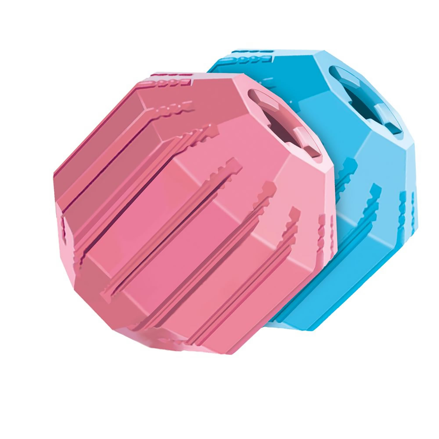 KONG PUPPY ACTIVITY BALL  SMALL BLUE/PINK