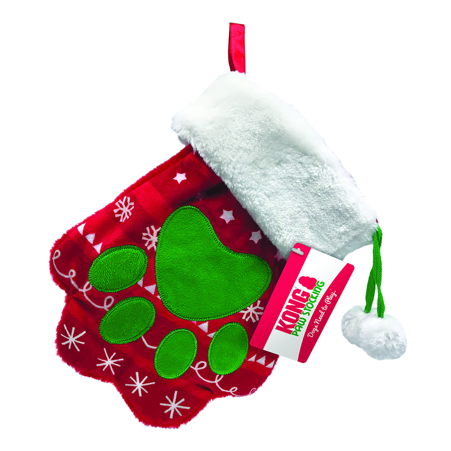 KONG Holiday Stocking Paw - Large