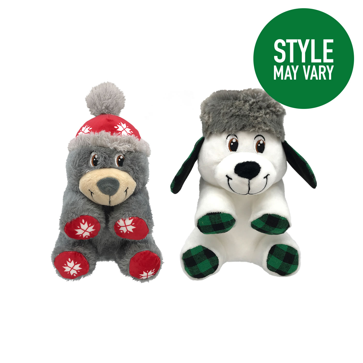 KONG Holiday Comfort Bear Assorted Styles - Medium/Large