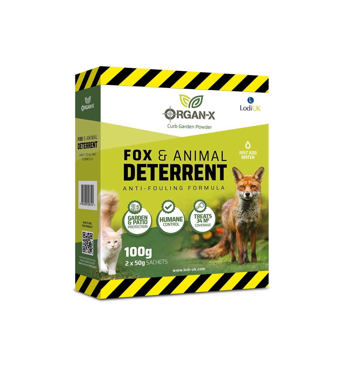 LODI ORGAN-X FOX & ANIMAL DETERRENT POWDER