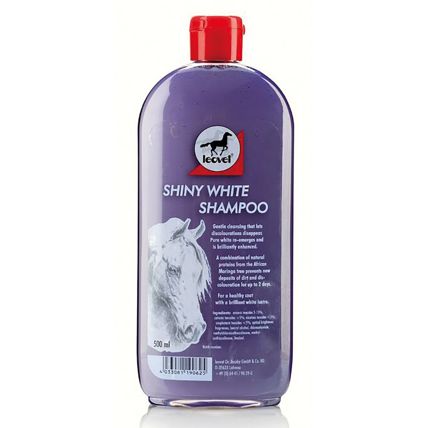 LEOVET SHINY WHITE SHAMPOO 500 ML 500 ML totalfarmsupplies.co.uk