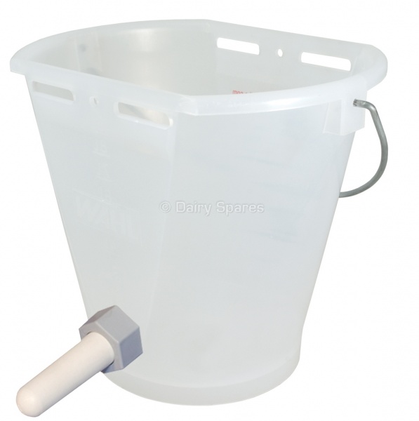 Hiko® Single Calf Bucket c/w 1 Teat, Opaque