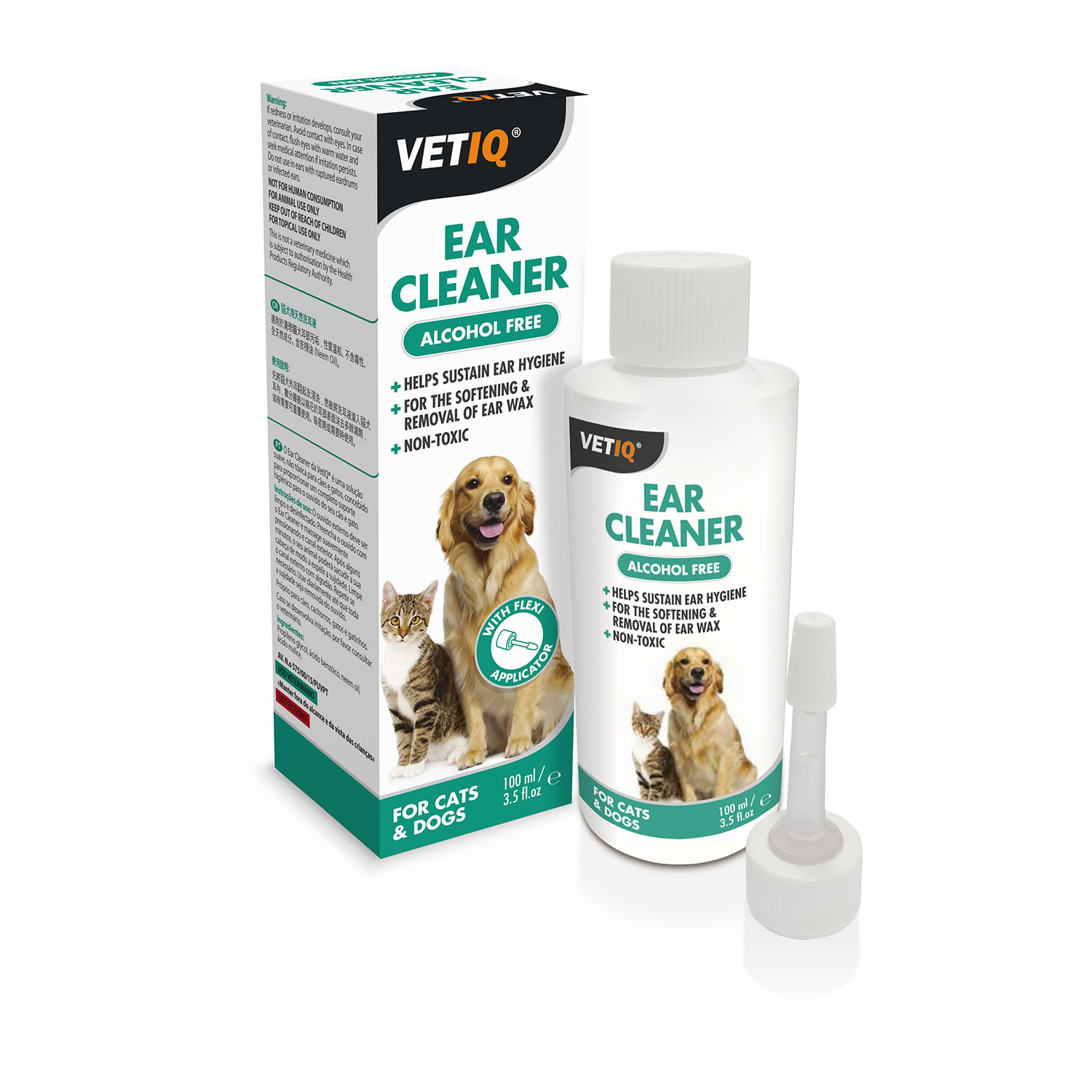 VETIQ EAR CLEANER FOR CATS & DOGS 100 ML 100 ML