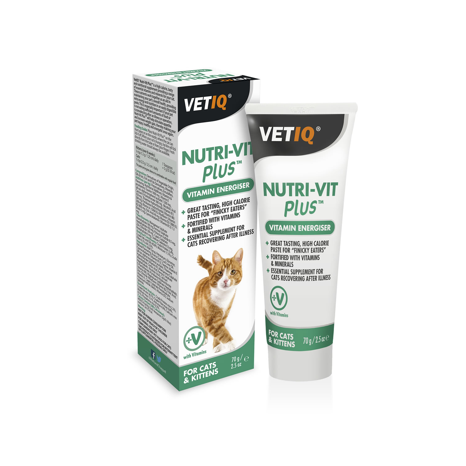 VETIQ NUTRI-VIT PLUS FOR CATS & KITTENS 70 GM