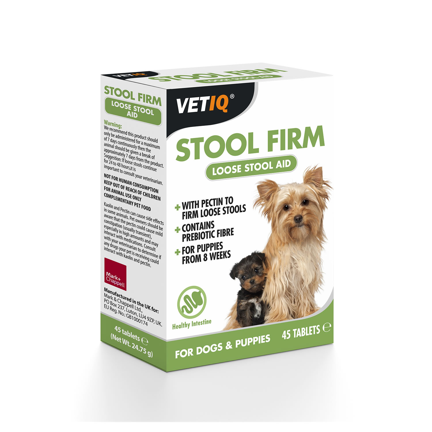 VETIQ STOOL FIRM TABLETS FOR DOGS & PUPPIES 45 PACK