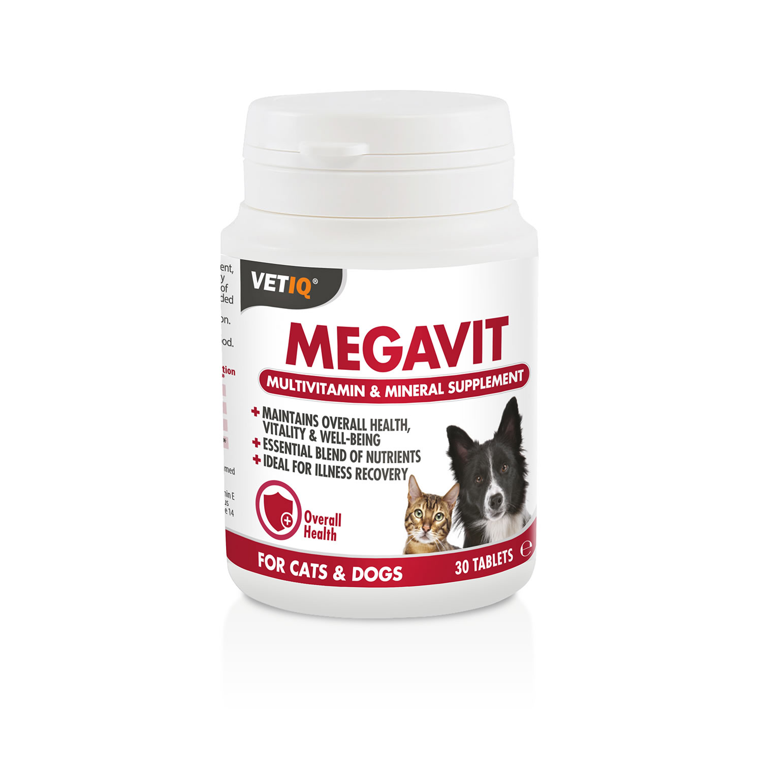 VETIQ MEGAVIT TABLETS FOR CATS & DOGS 30 PACK