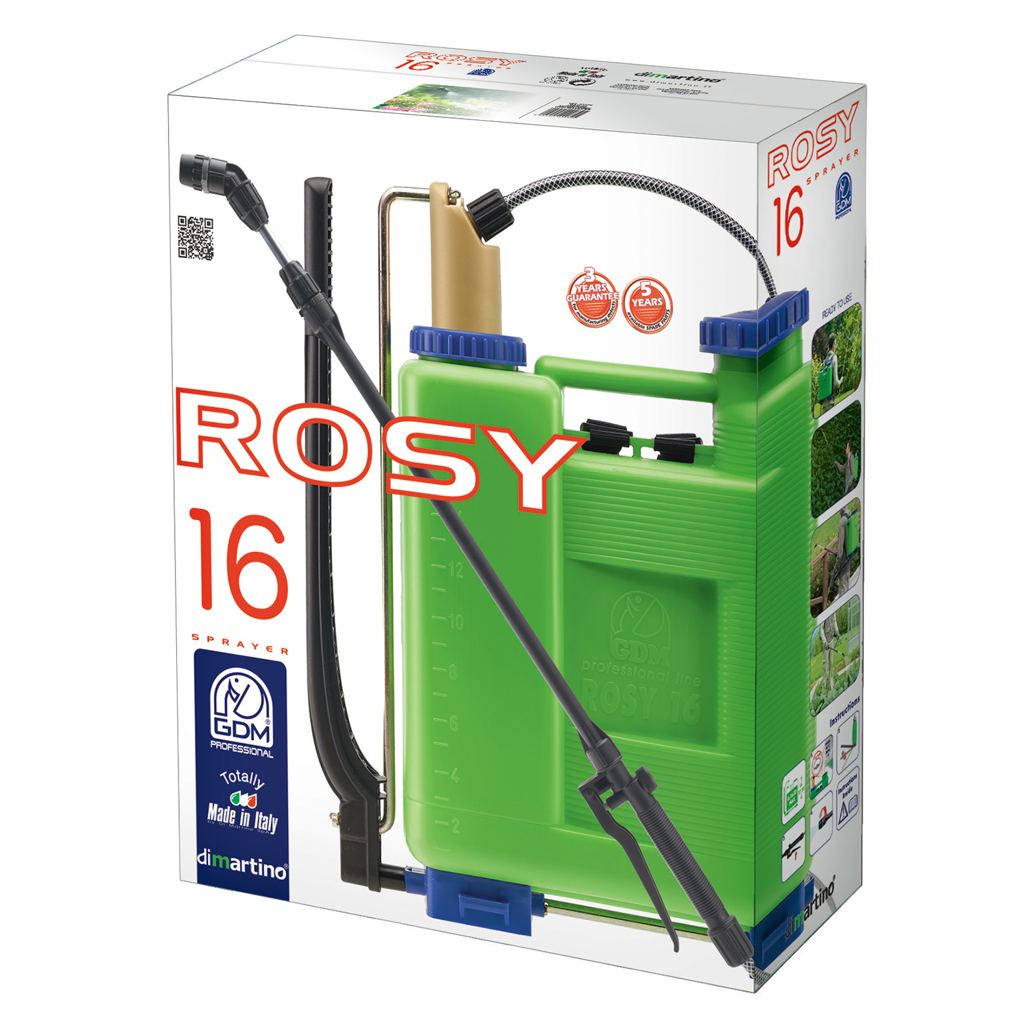 DI MARTINO ROSY 16 KNAPSACK SPRAYER WITH REGULATOR