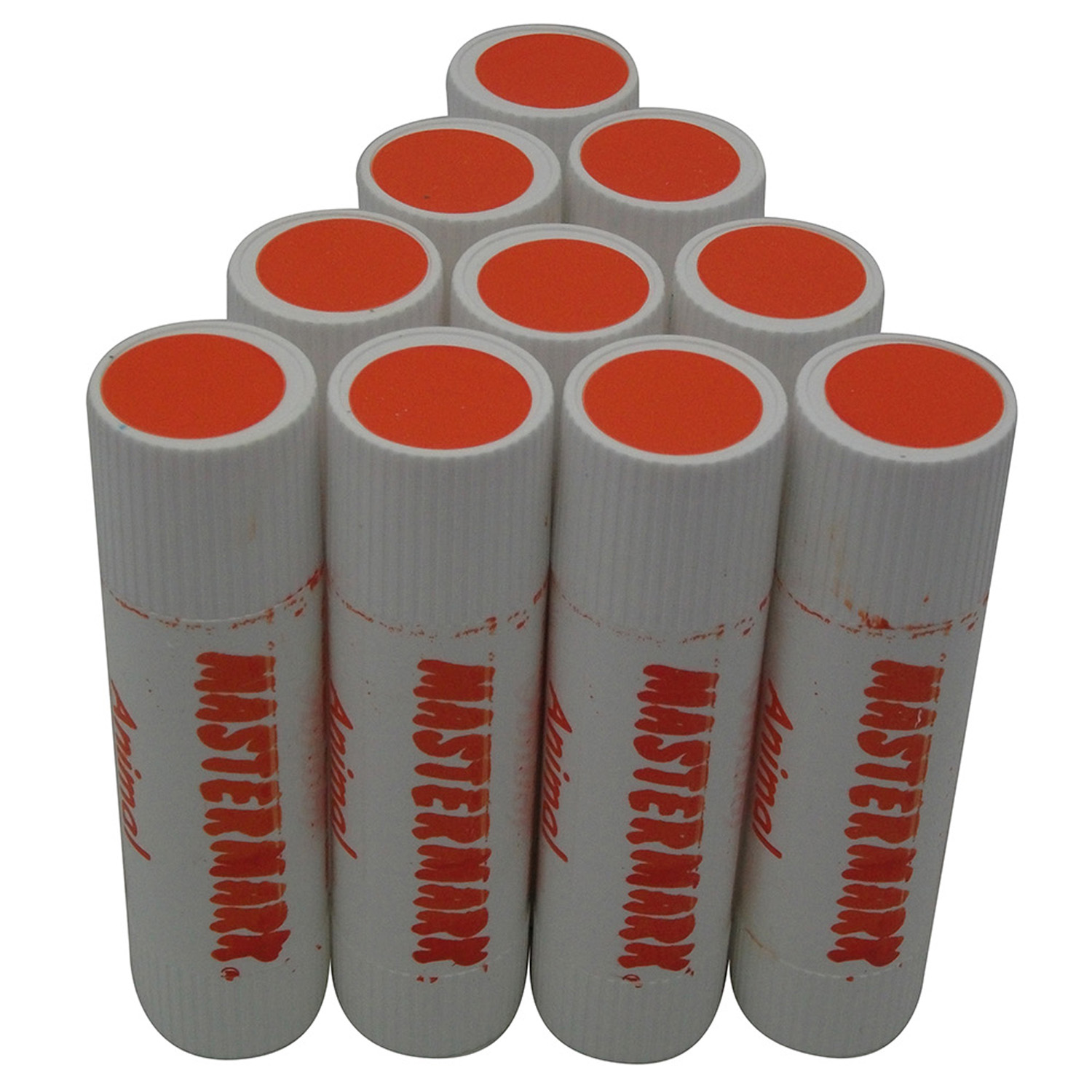 MASTERMARK WAX MARKERS TWIST BASE ORANGE X 10 PACK