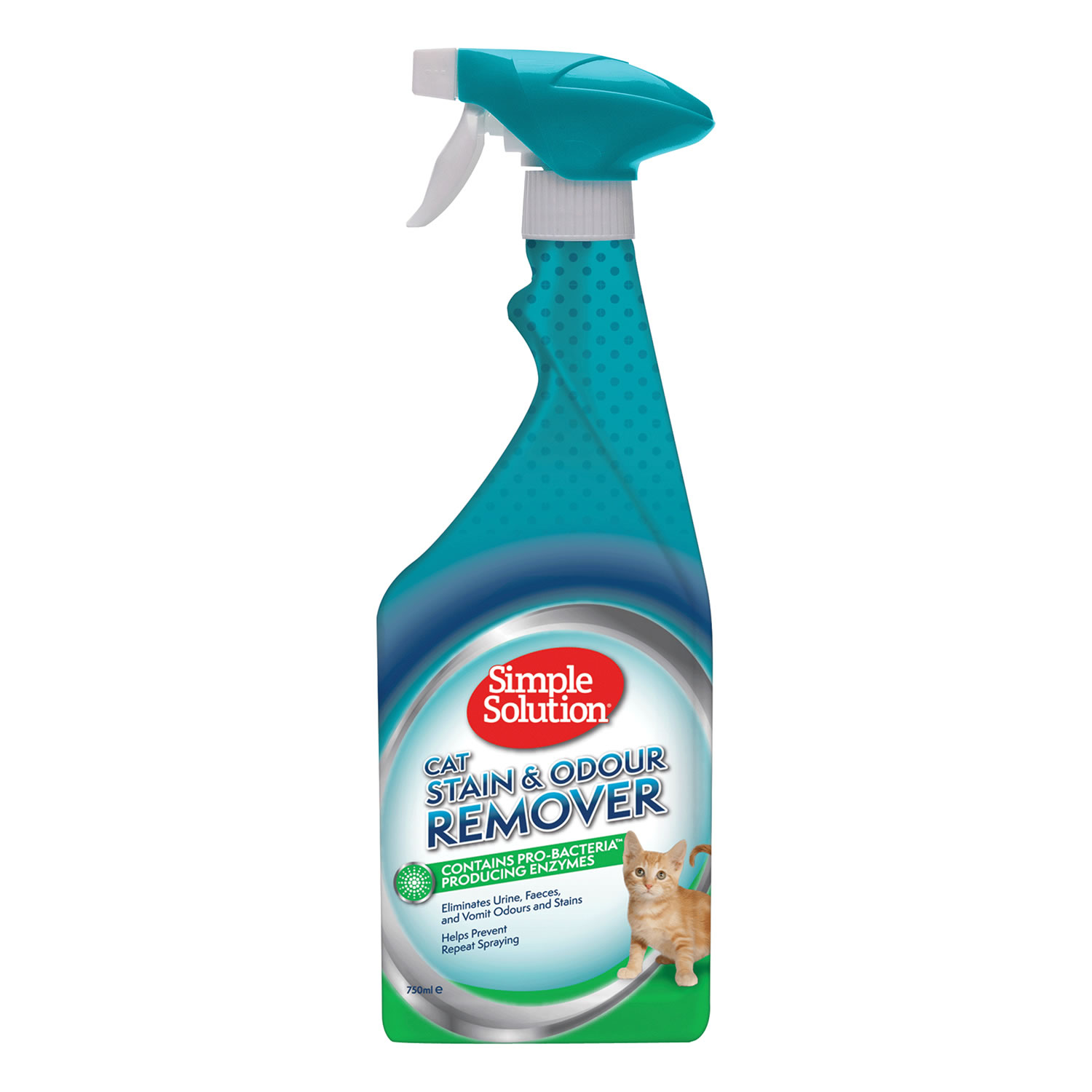SIMPLE SOLUTION STAIN & ODOUR REMOVER FOR CATS 750 ML 750 ML