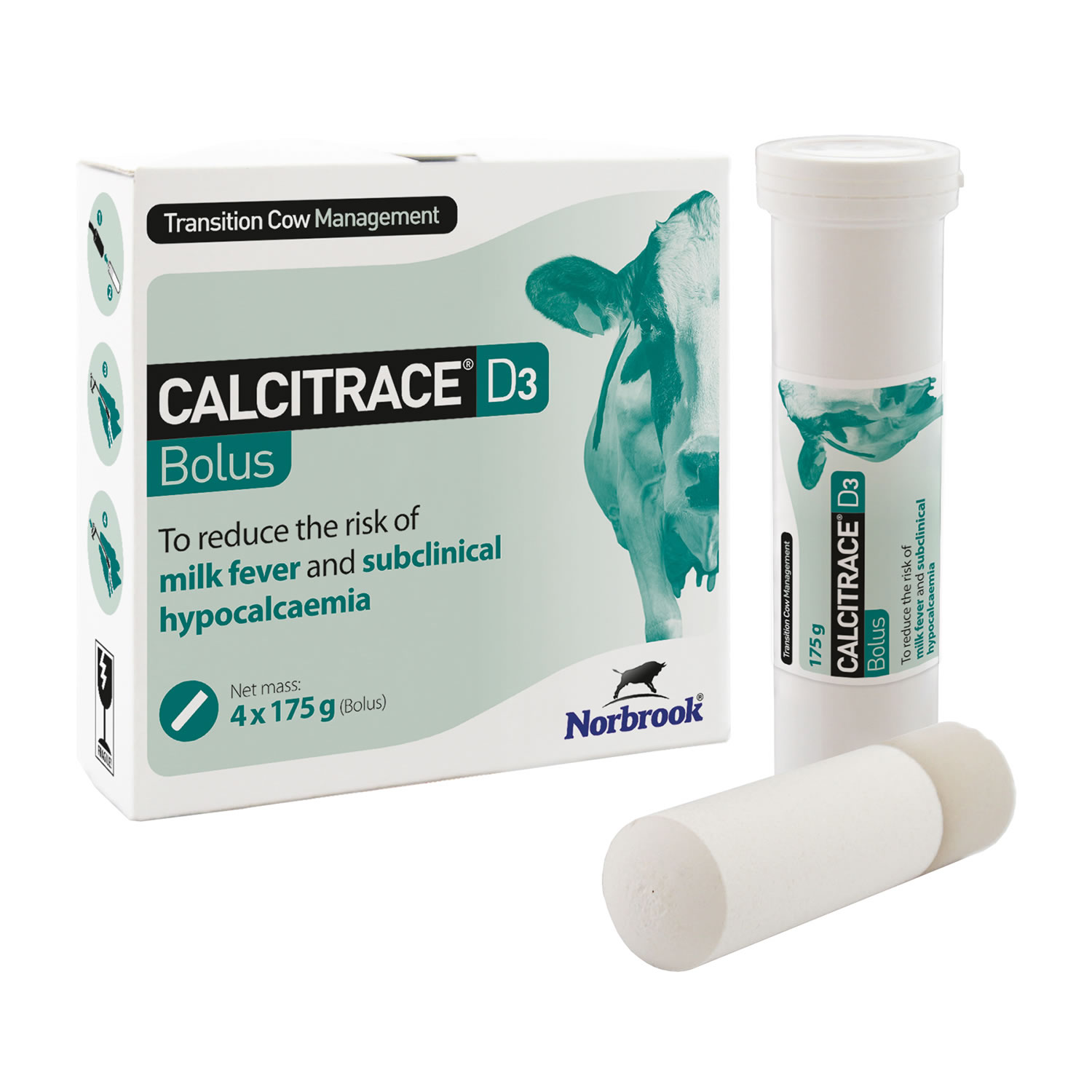 NORBROOK CALCITRACE D3 BOLUS  4 PACK