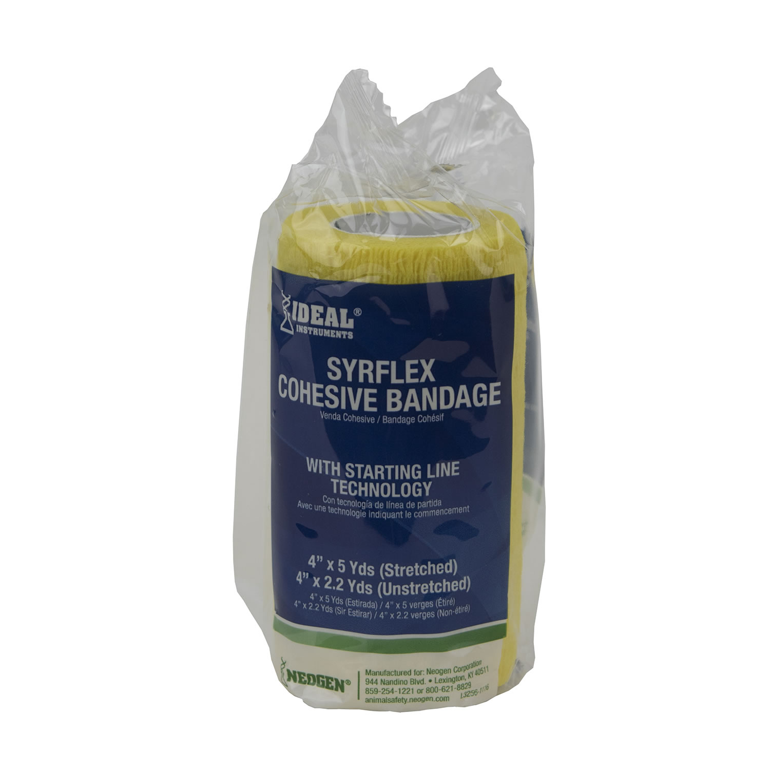 NEOGEN SYRFLEX BANDAGE 4'' X 18 PACK YELLOW