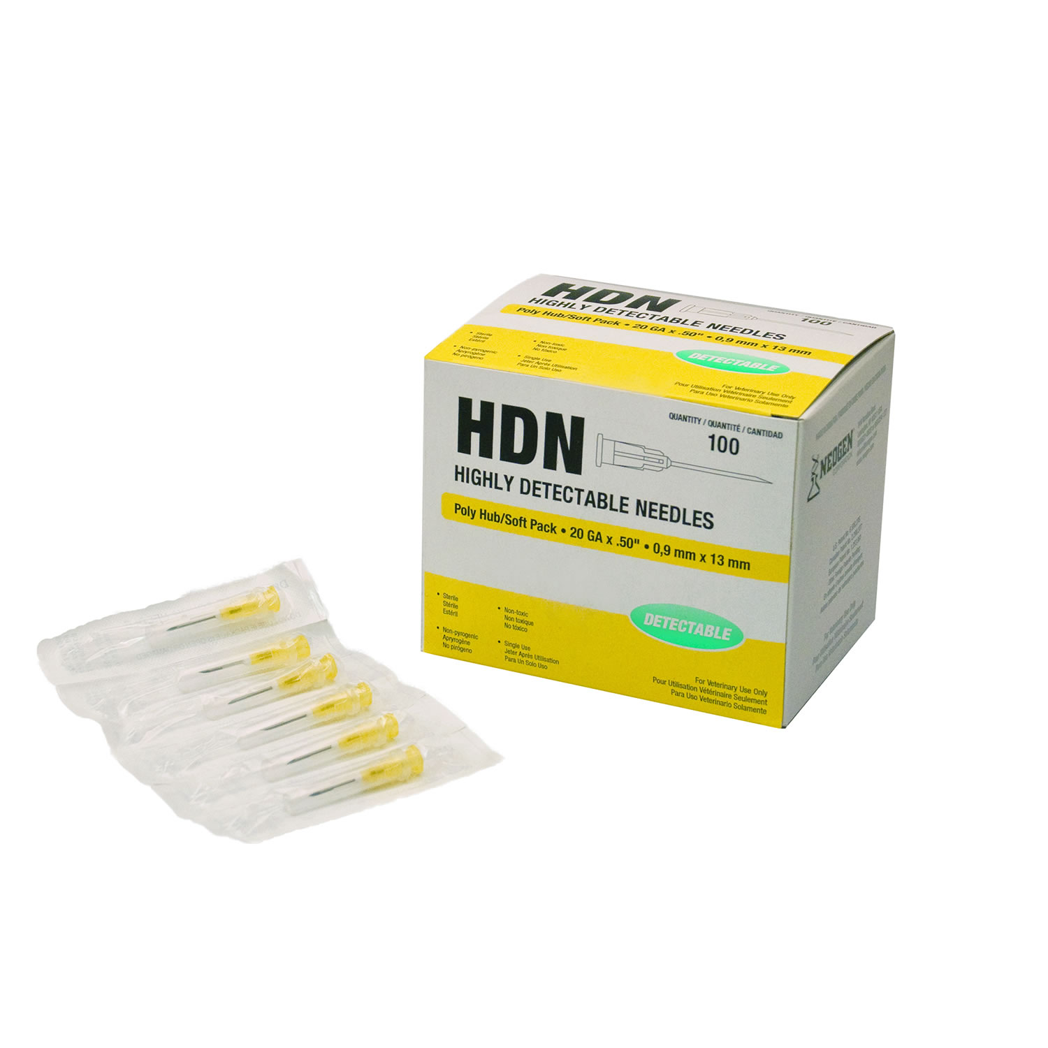 NEOGEN HDN NEEDLES PH (SP) 20G 1/2'' 100 PACK