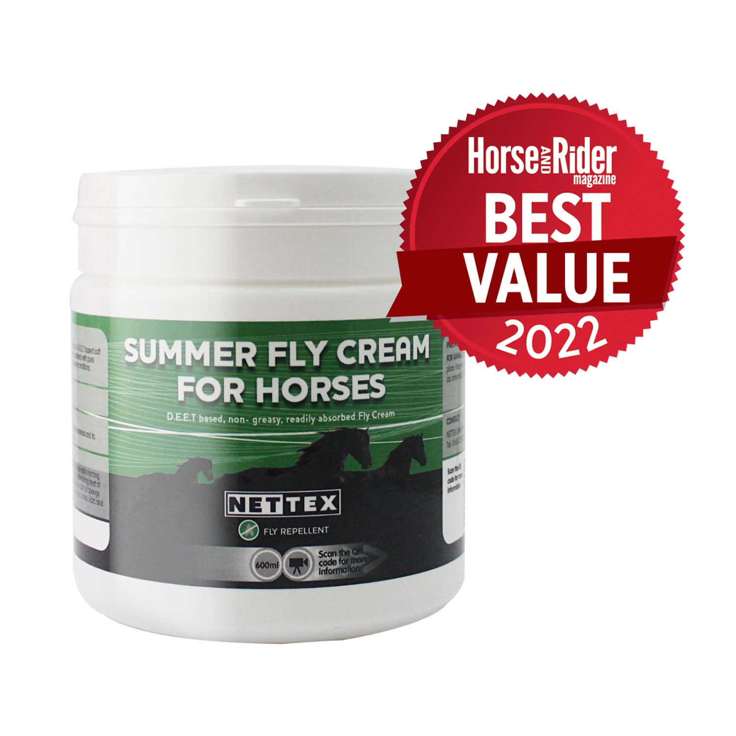 NETTEX SUMMER FLY CREAM FOR HORSES 600 ML