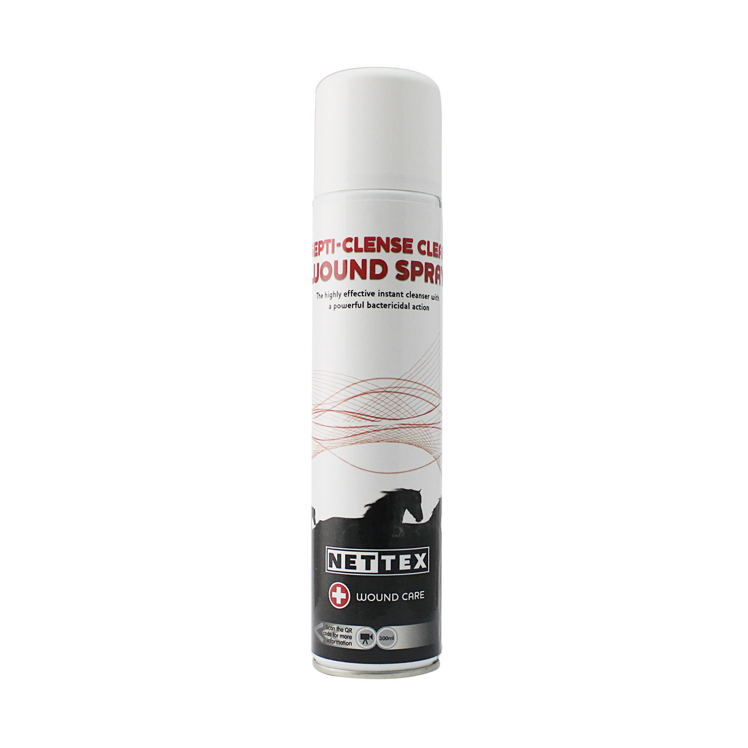 NETTEX SEPTI-CLENSE CLEAR WOUND SPRAY 300 ML