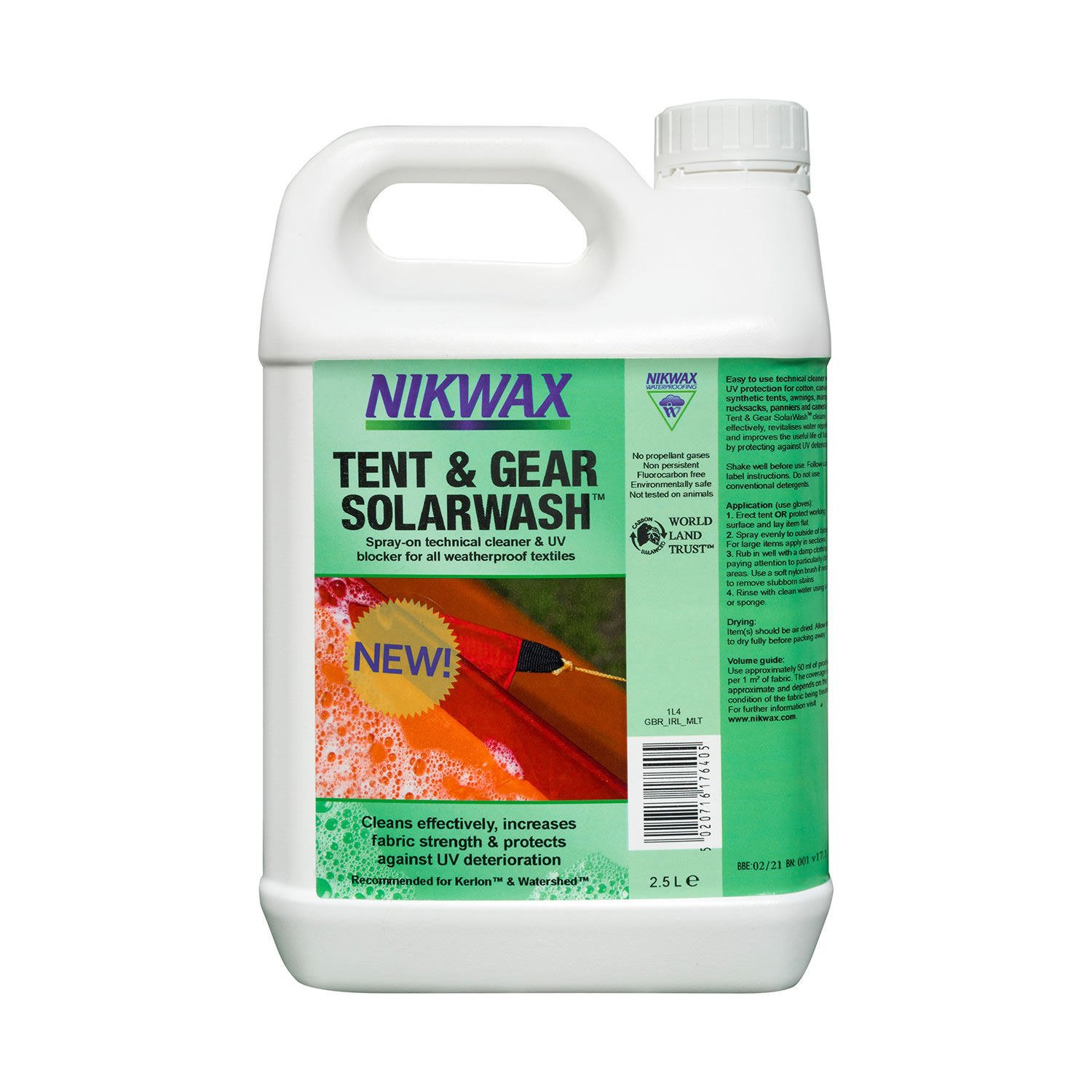 NIKWAX TENT & GEAR SOLARWASH 2.5 LT 2.5 LT