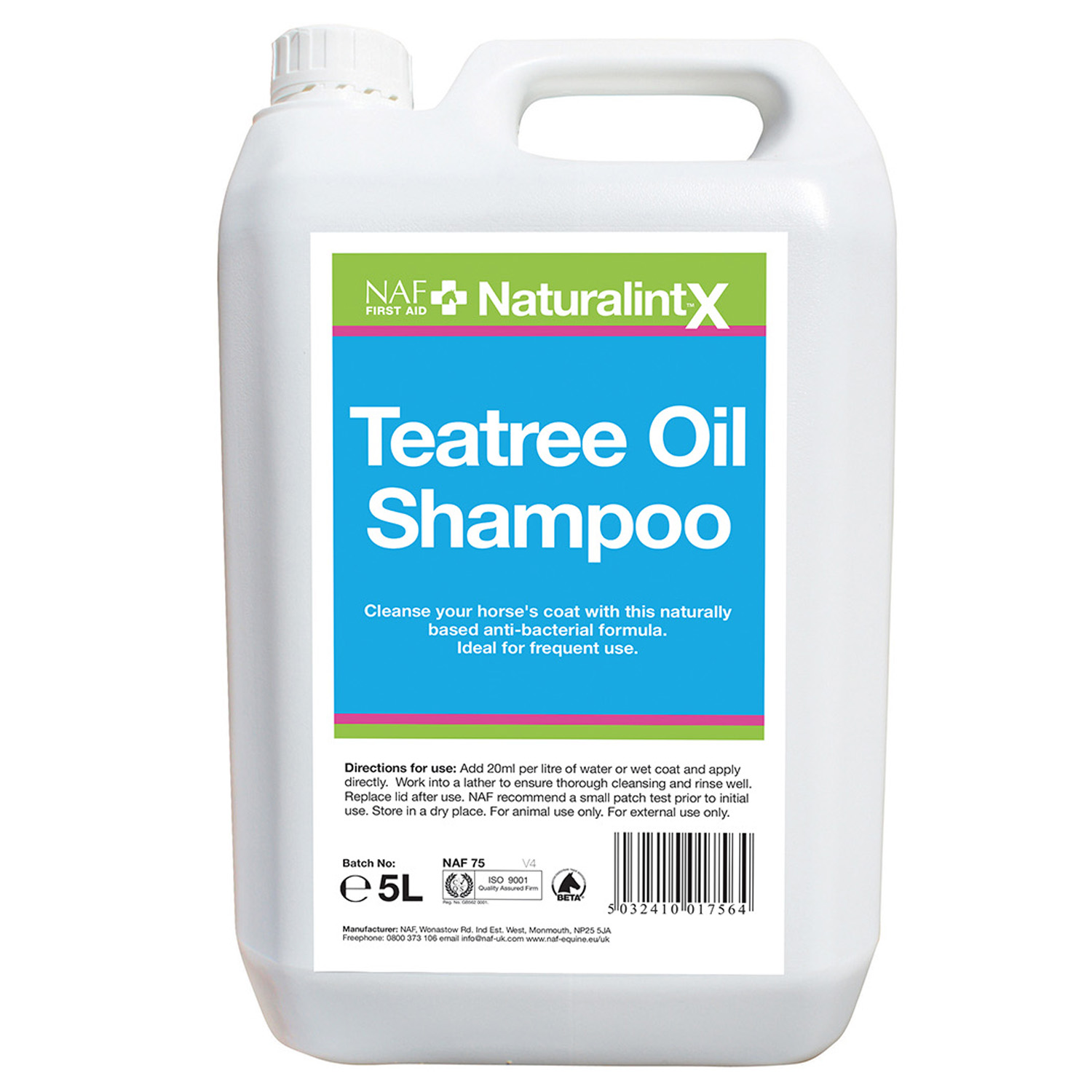 NAF NATURALINTX TEATREE OIL SHAMPOO 5 LT 5 LT