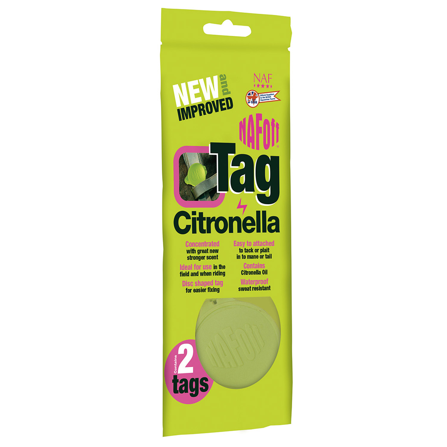 NAF OFF CITRONELLA TAG TWIN PACK TWIN PACK