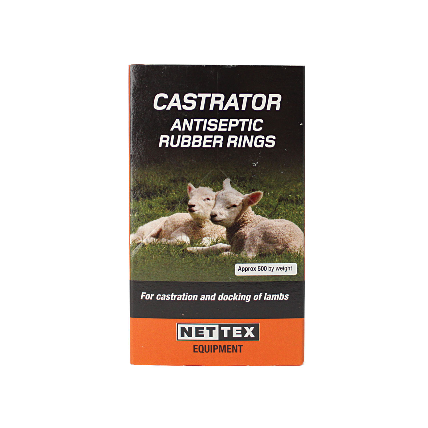 NETTEX CASTRATOR ANTISEPTIC RUBBER RINGS 500 BOX