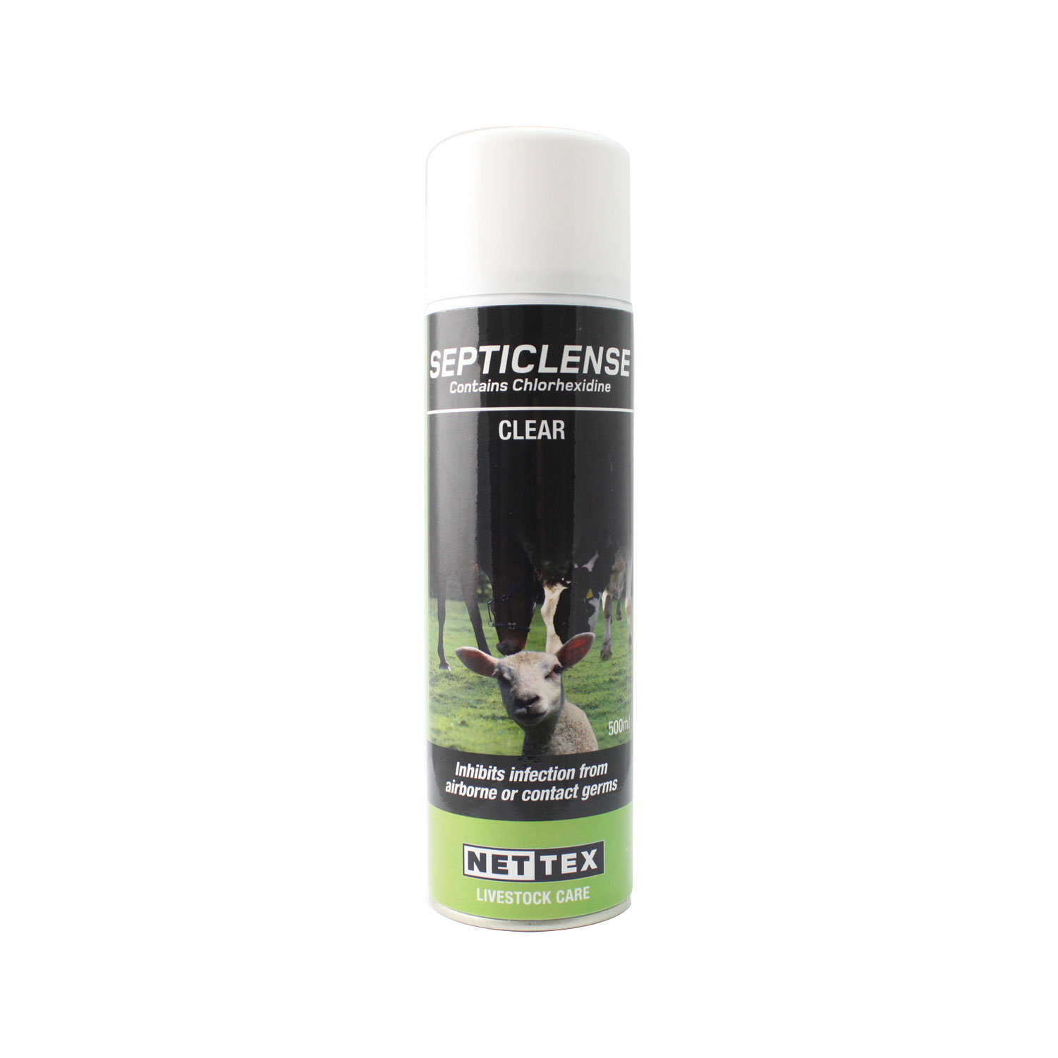 NETTEX SEPTICLENSE SPRAY 500 ML CLEAR